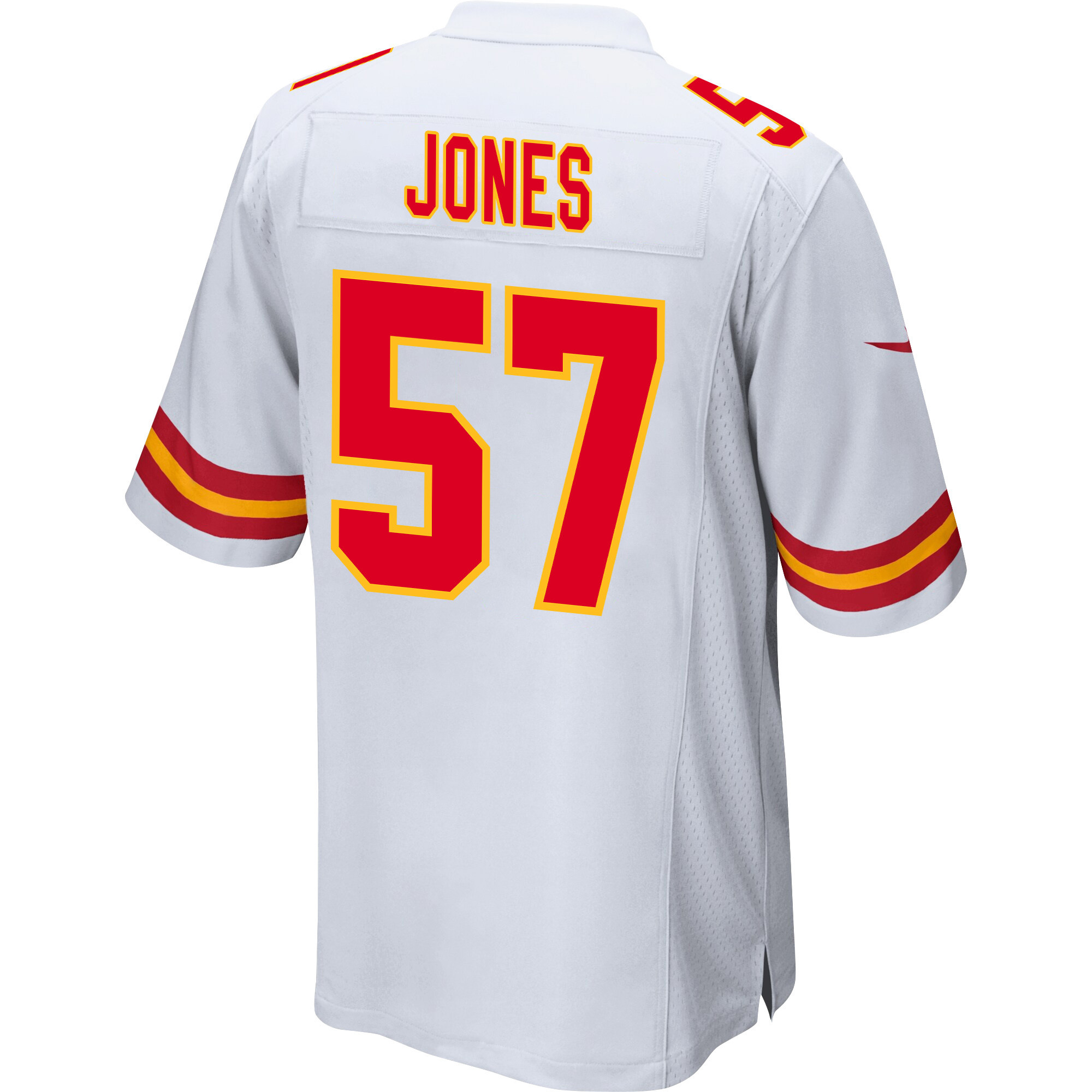 Truman Jones #57 Kansas City Chiefs Game Jersey - Men's | White - Image 3