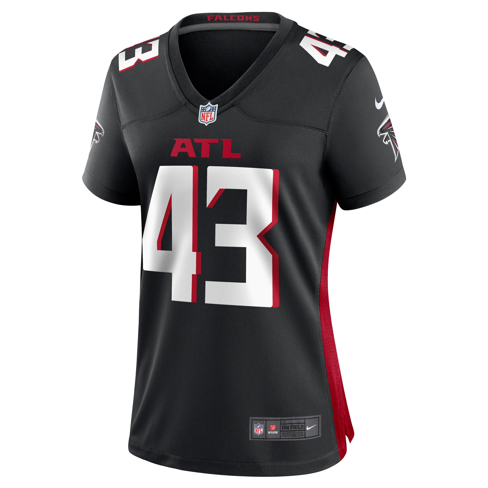 Alternative view of Tucker Fisk Atlanta Falcons Game Jersey - Women's