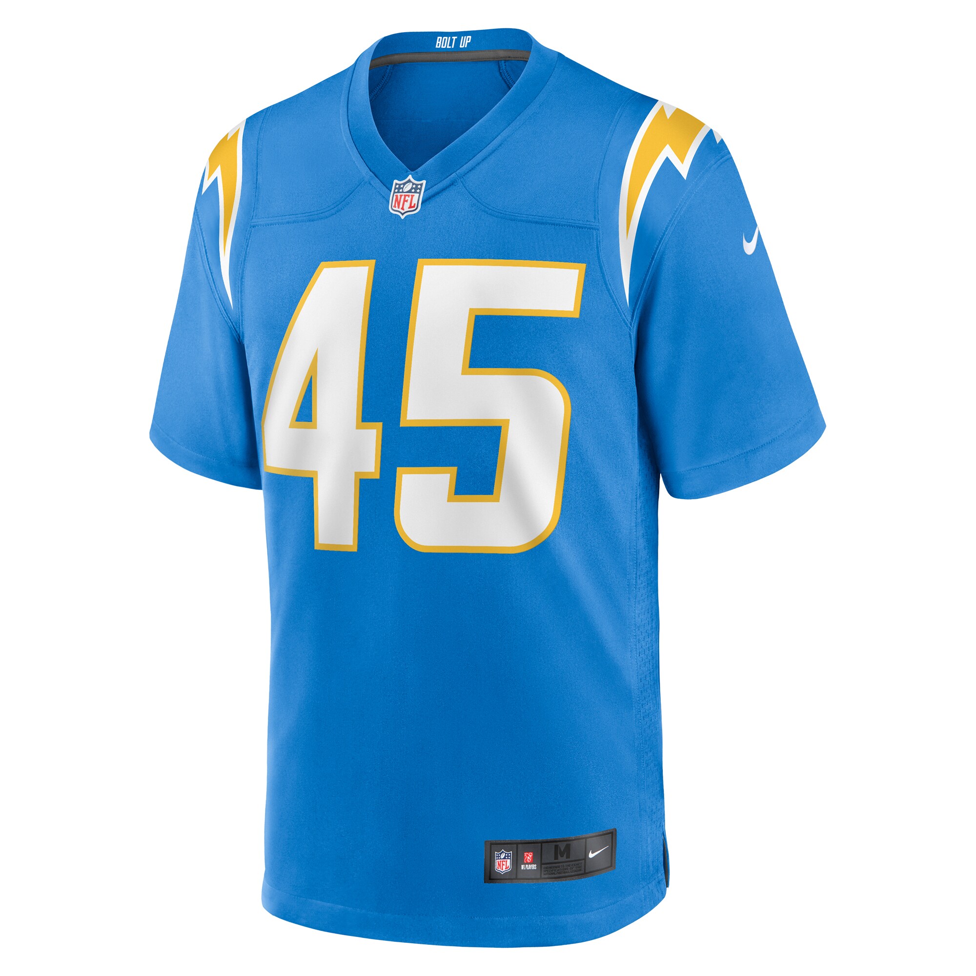 Alternative view of Tuli Tuipulotu Los Angeles Chargers Game Jersey - Men's