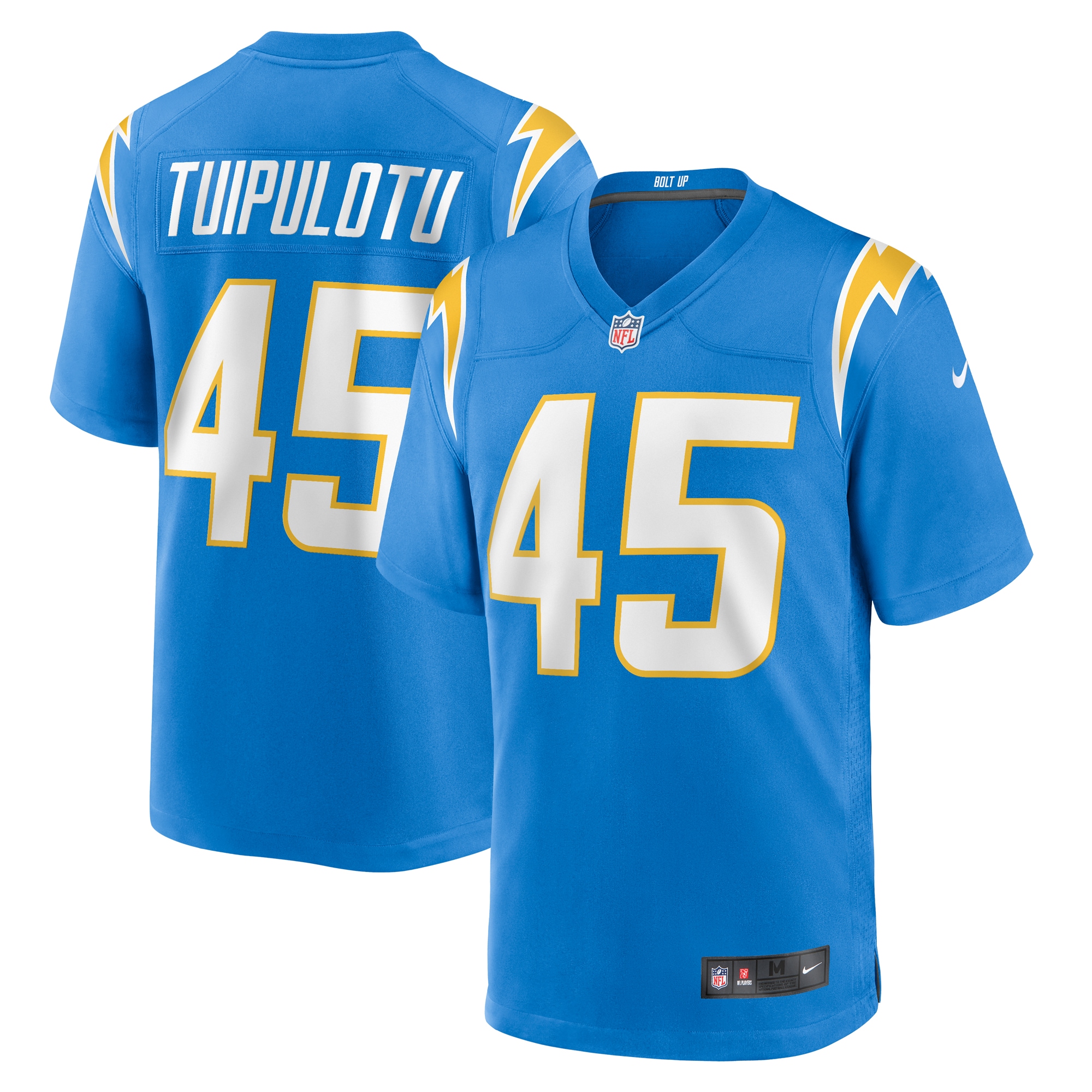 Tuli Tuipulotu Los Angeles Chargers Game Jersey - Men's