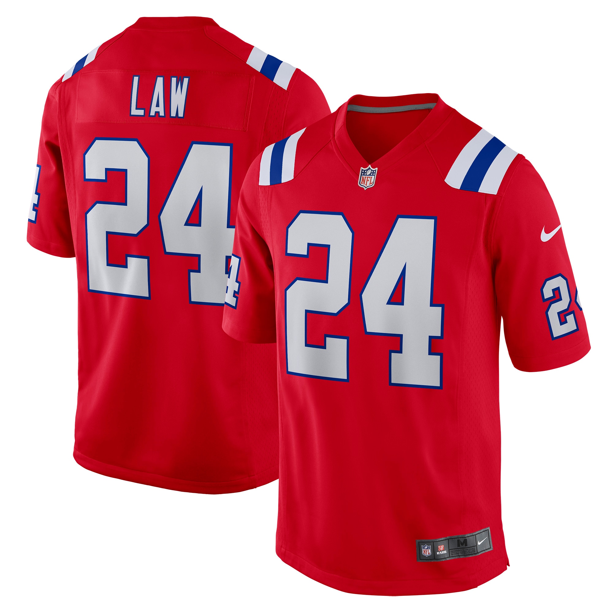 Ty Law New England Patriots Alternate Game Jersey - Men's