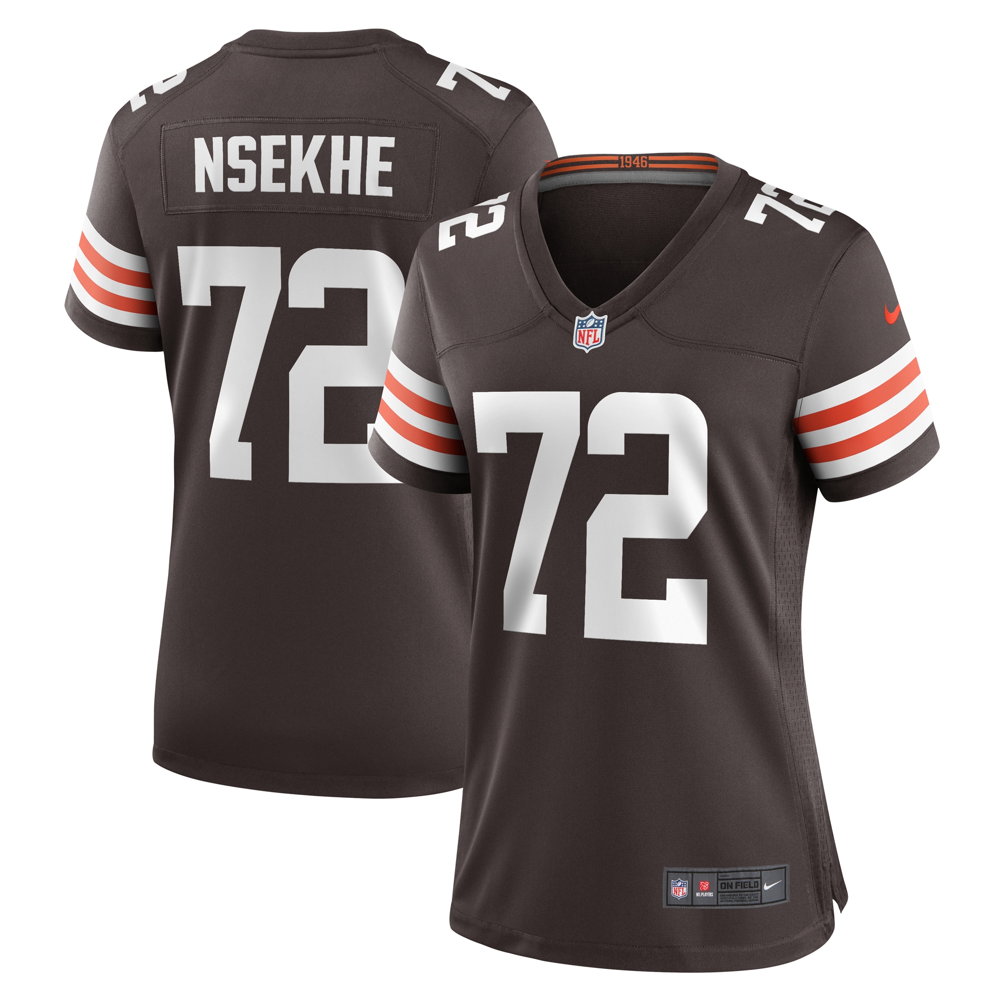 Ty Nsekhe Cleveland Browns Game Jersey - Women's