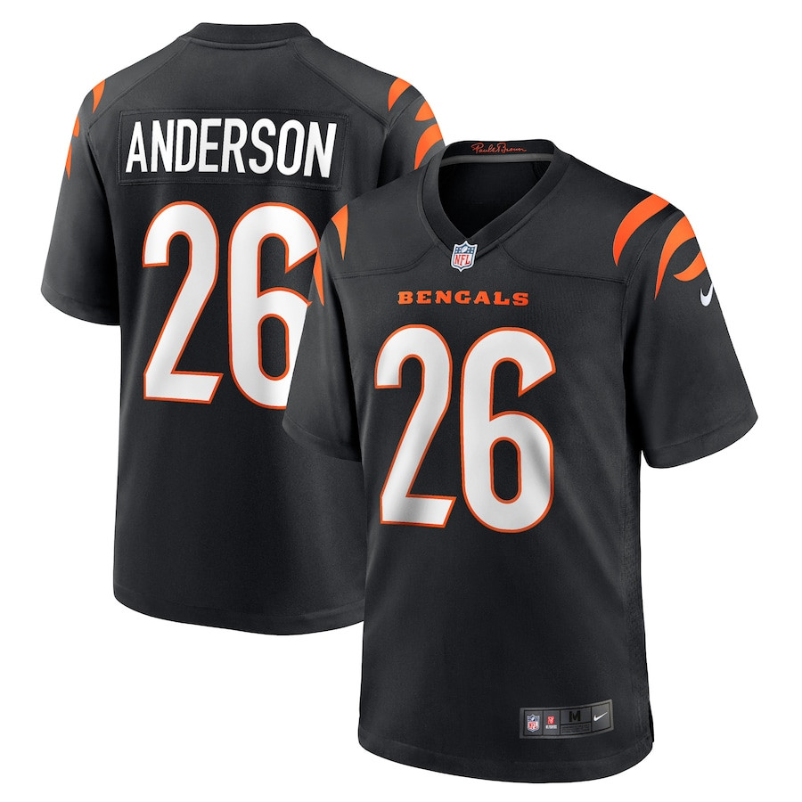 Tycen Anderson #26 Cincinnati Bengals Game Jersey - Men's | Black