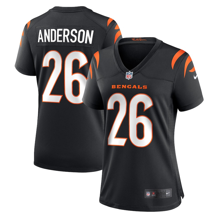 Tycen Anderson #26 Cincinnati Bengals Game Jersey - Women's | Black