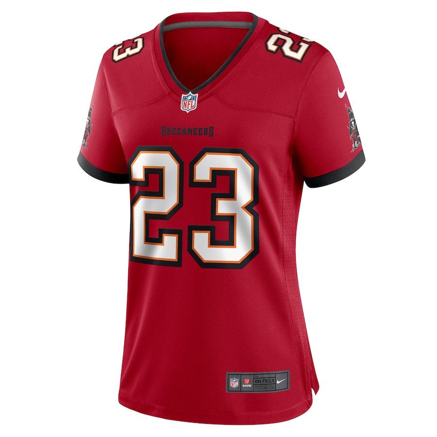 Alternative view of Tykee Smith #23 Tampa Bay Buccaneers Game Jersey - Women's | Red