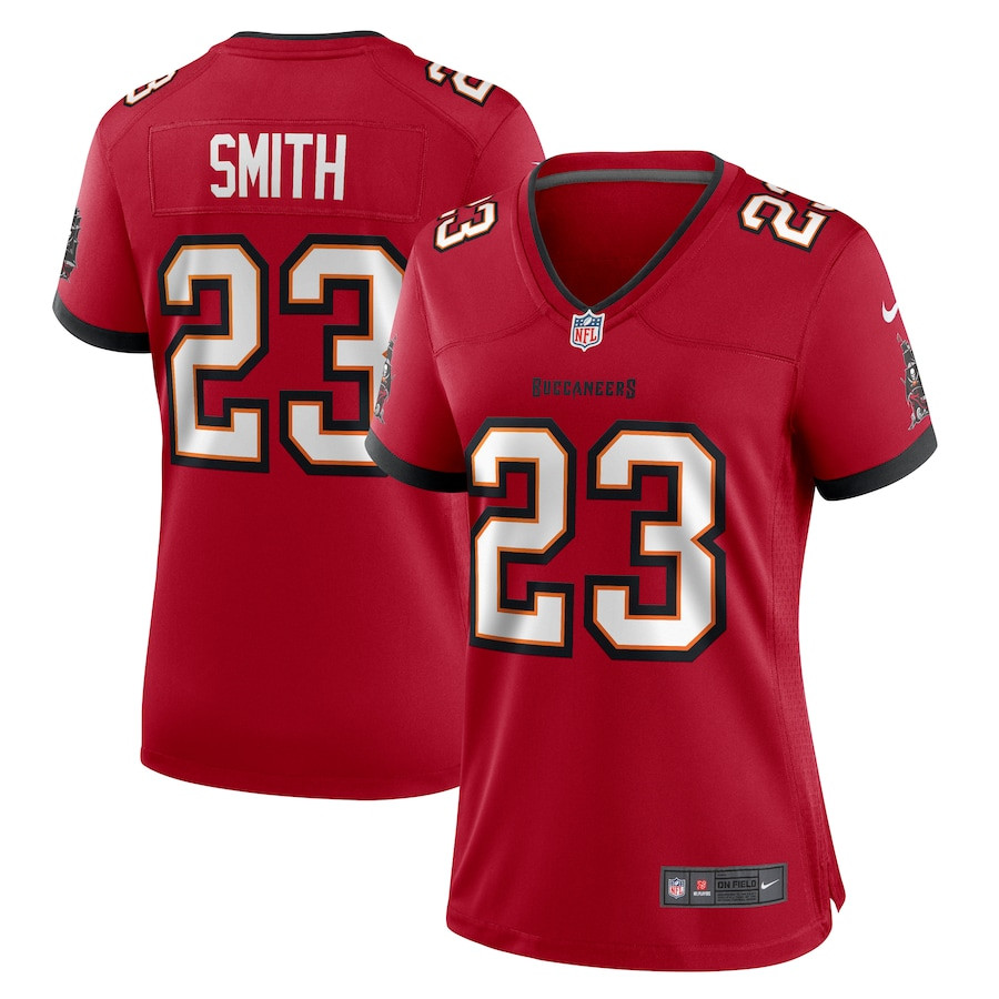 Tykee Smith #23 Tampa Bay Buccaneers Game Jersey - Women's | Red