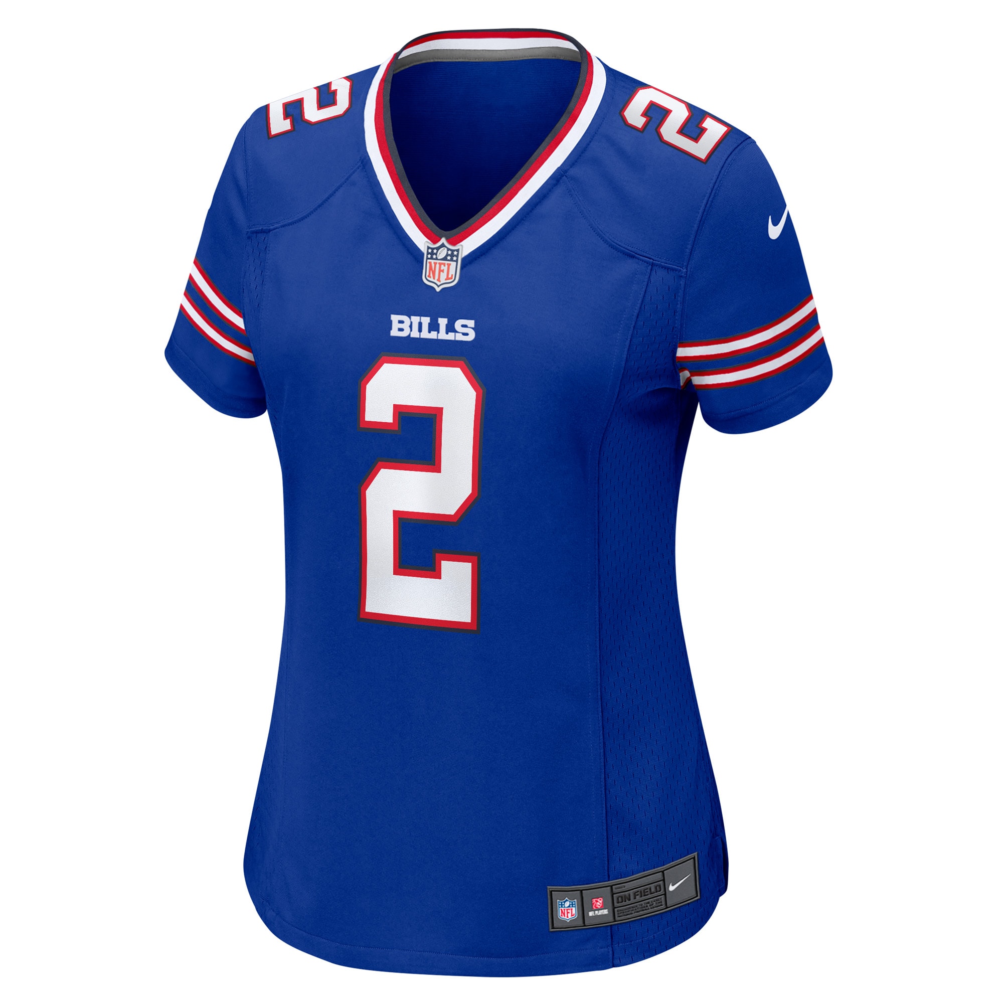Alternative view of Tyler Bass Buffalo Bills Game Jersey - Women's