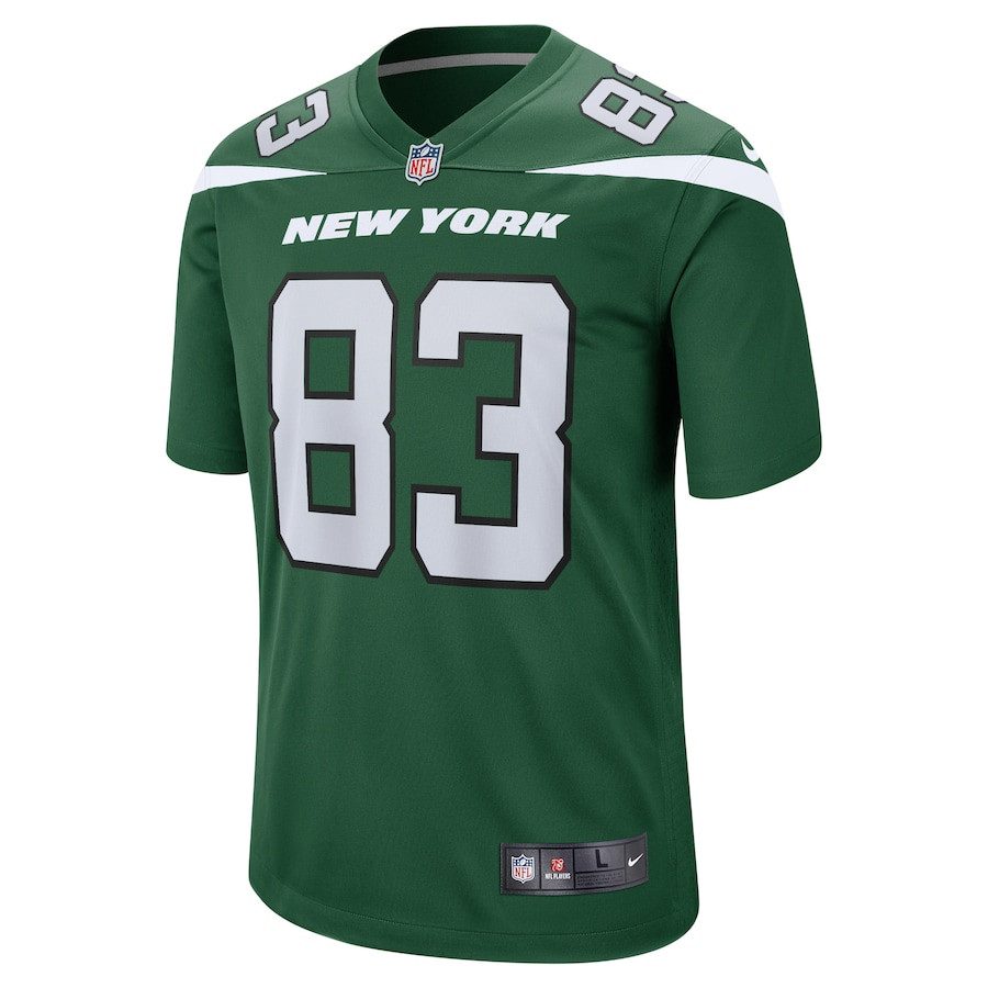 Alternative view of Tyler Conklin #83 New York Jets Game Jersey - Men's | Gotham Green