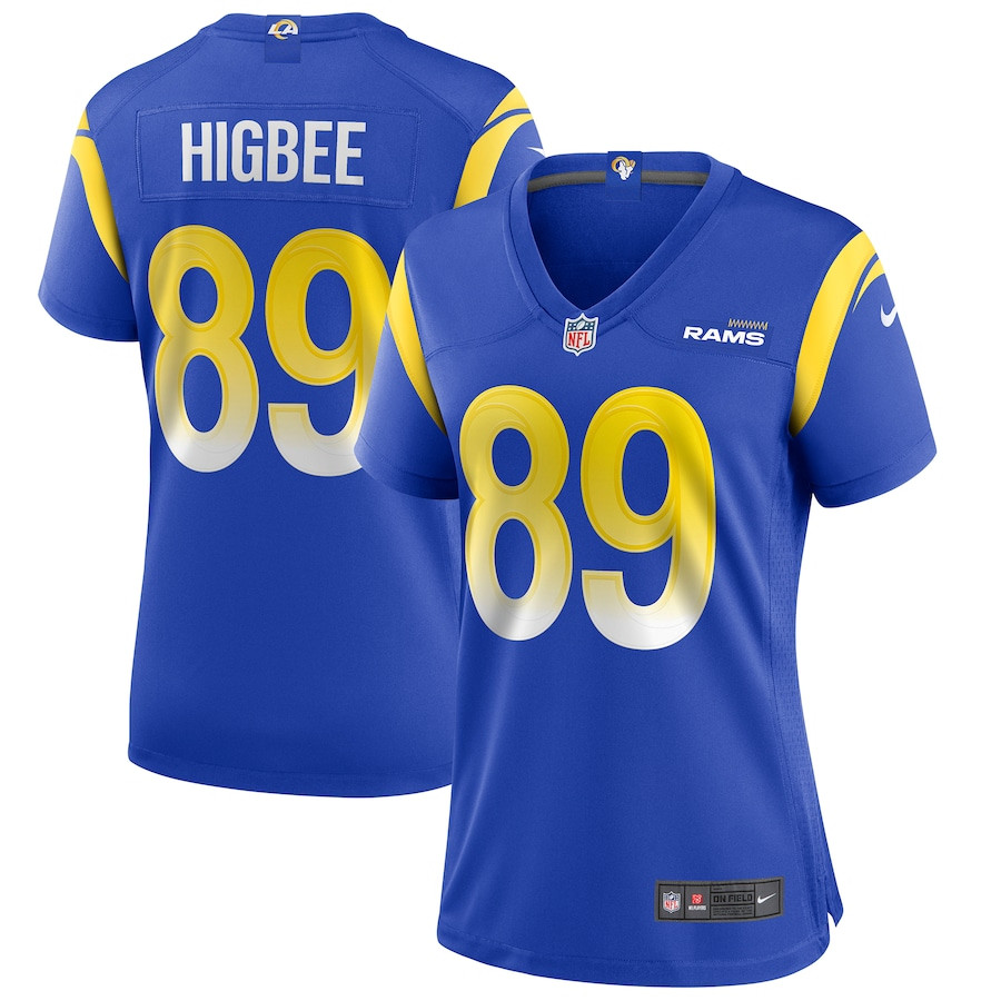 Tyler Higbee #89 Los Angeles Rams Game Jersey - Women's | Royal