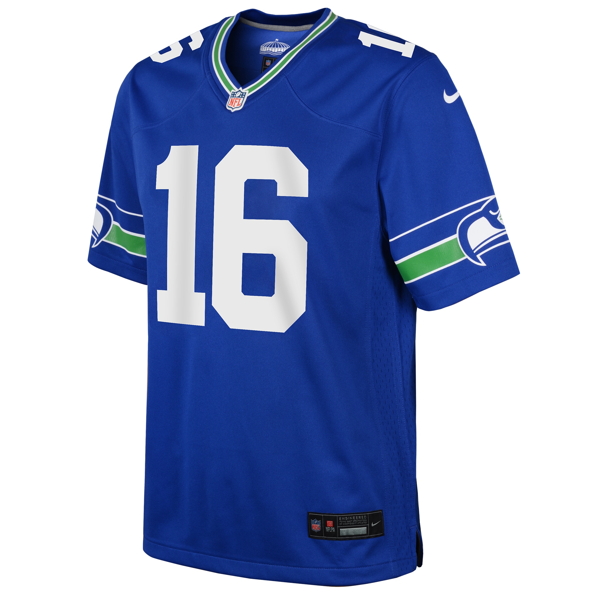 Alternative view of Tyler Lockett Seattle Seahawks Game Jersey - Youth