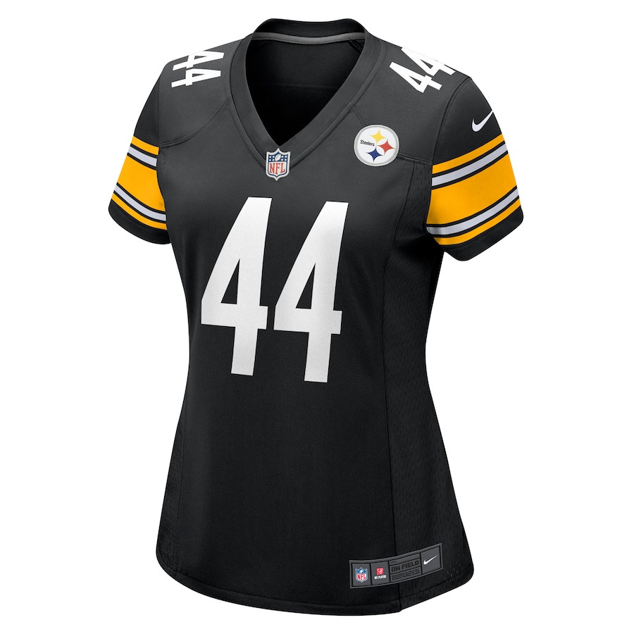 Alternative view of Tyler Matakevich #44 Pittsburgh Steelers Game Jersey - Women's | Black
