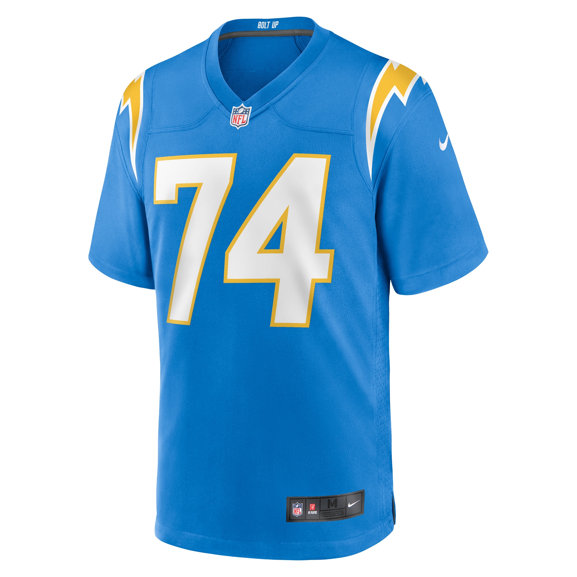 Alternative view of Tyler McLellan Los Angeles Chargers Game Jersey - Men's