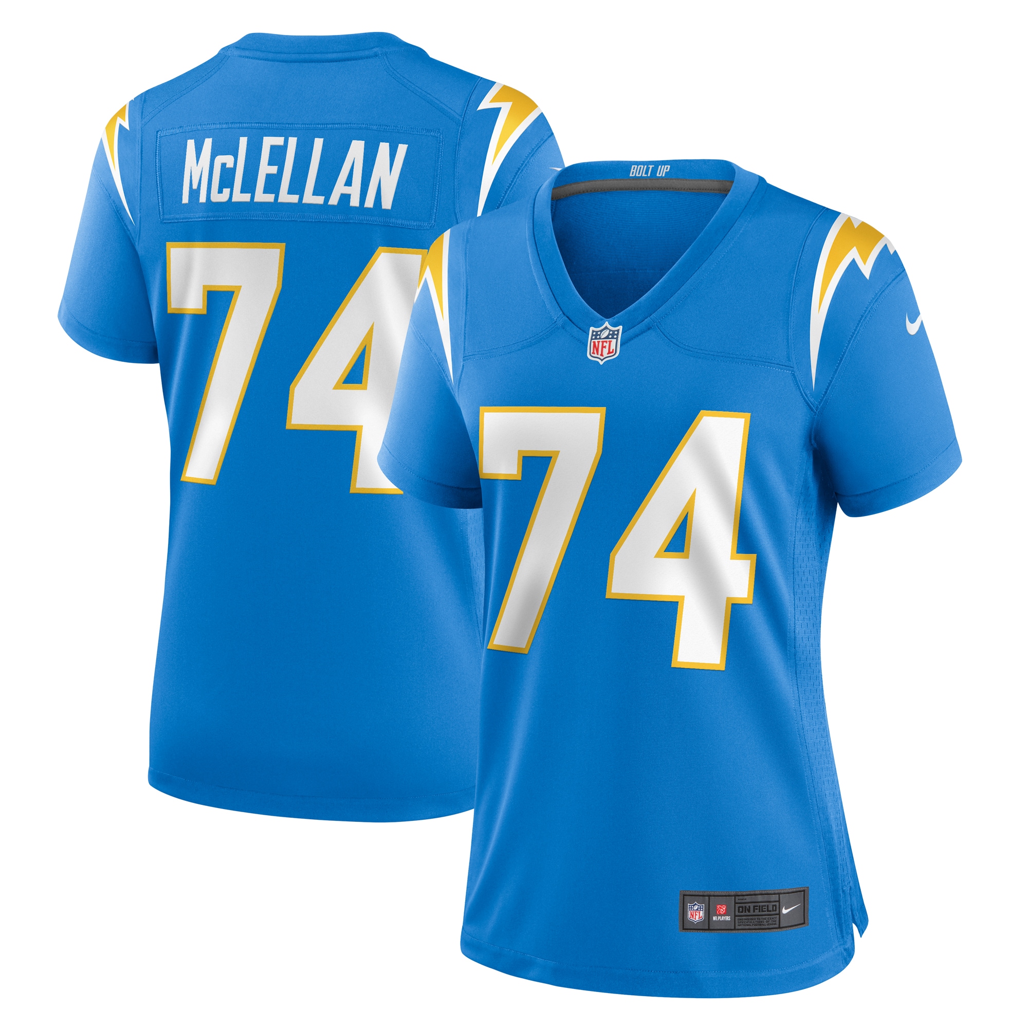 Tyler McLellan Los Angeles Chargers Game Jersey - Women's