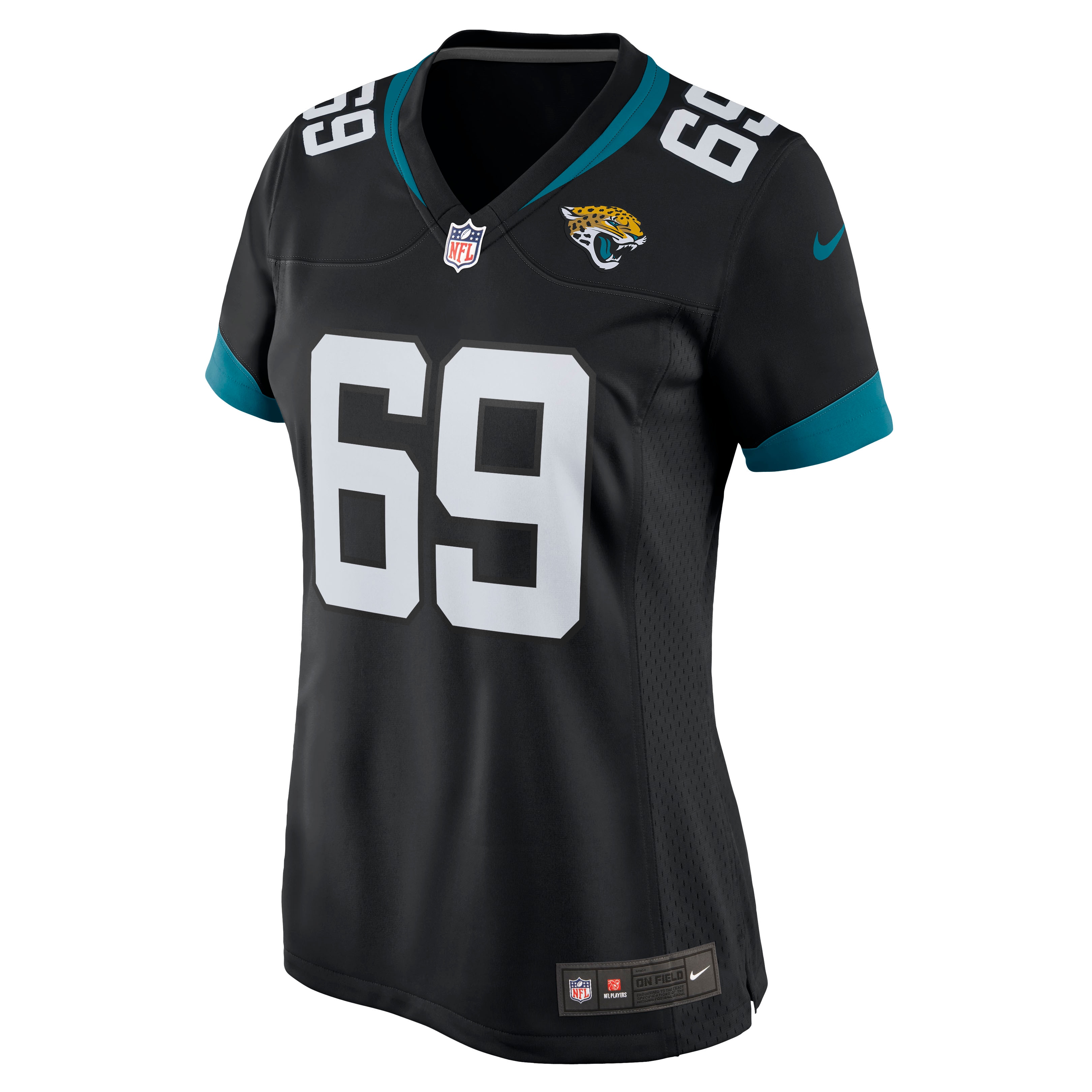 Alternative view of Tyler Shatley Jacksonville Jaguars Game Jersey - Women's