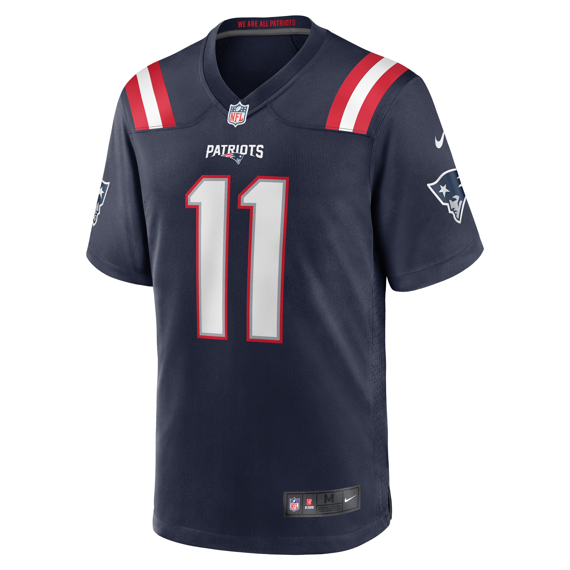 Alternative view of Tyquan Thornton New England Patriots Game Jersey - Men's