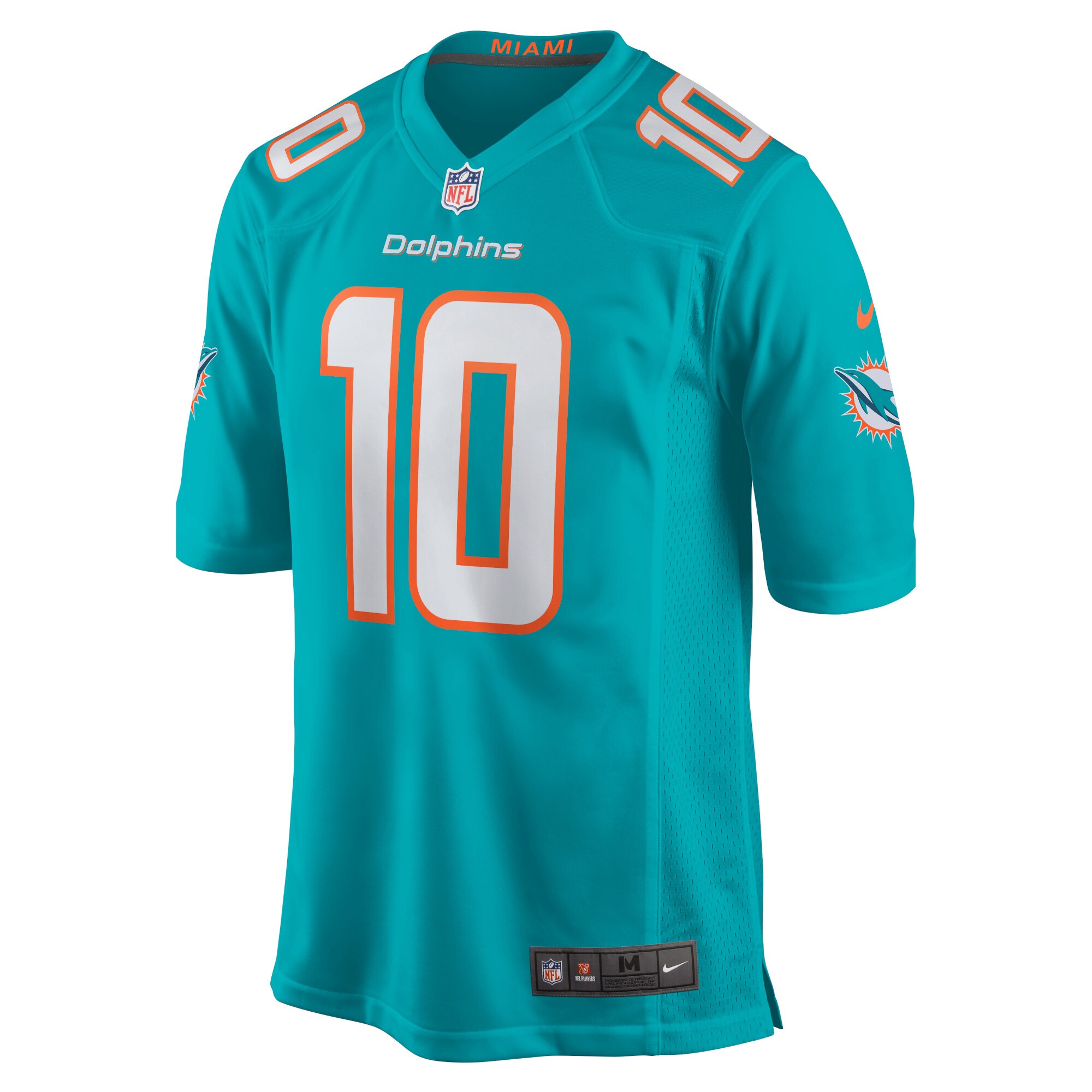 Alternative view of Tyreek Hill Miami Dolphins Game Jersey - Men's