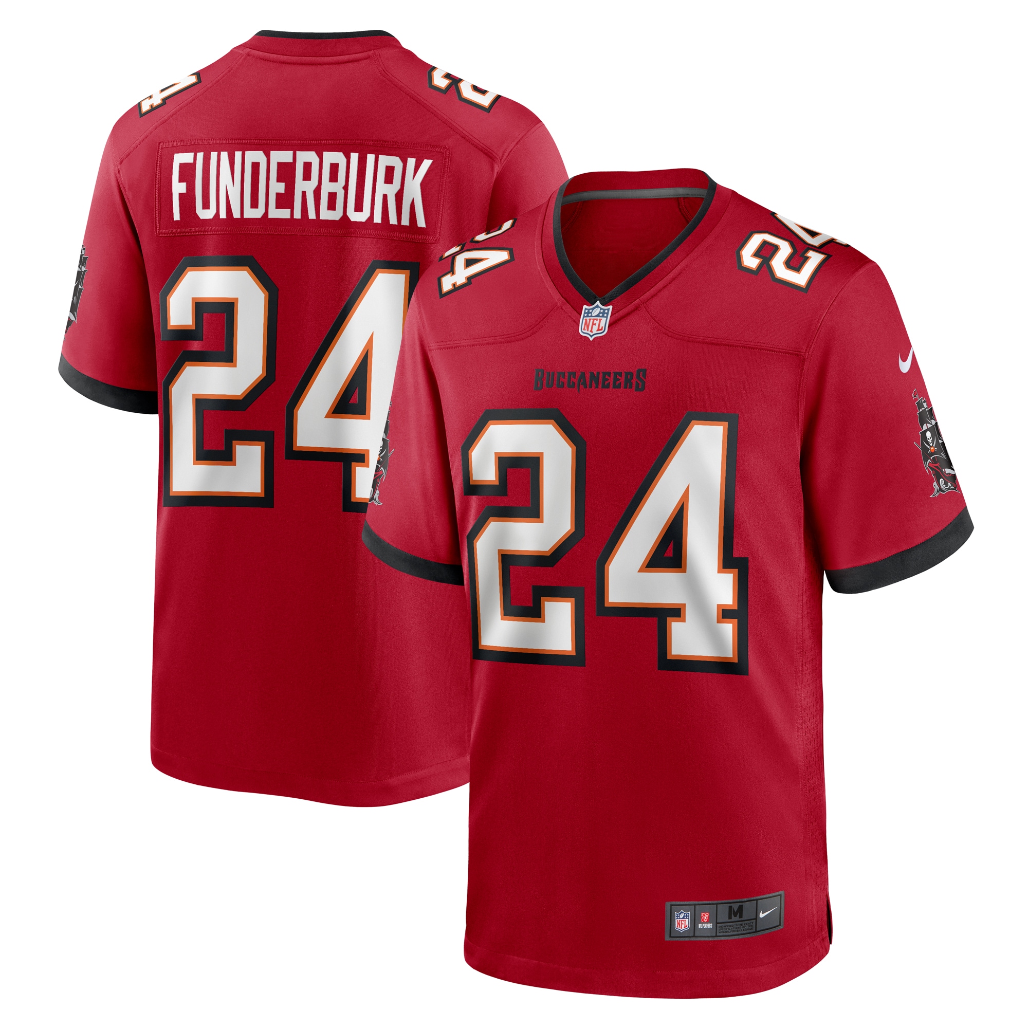 Tyrek Funderburk Tampa Bay Buccaneers Game Jersey - Men's