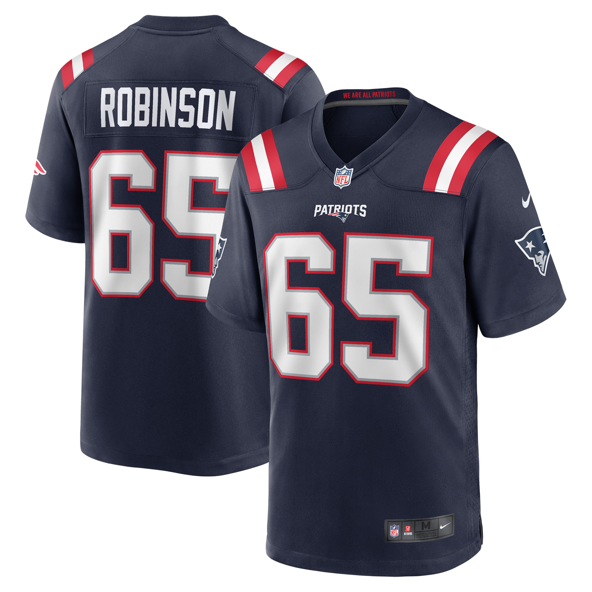 Tyrese Robinson New England Patriots Game Jersey - Men's