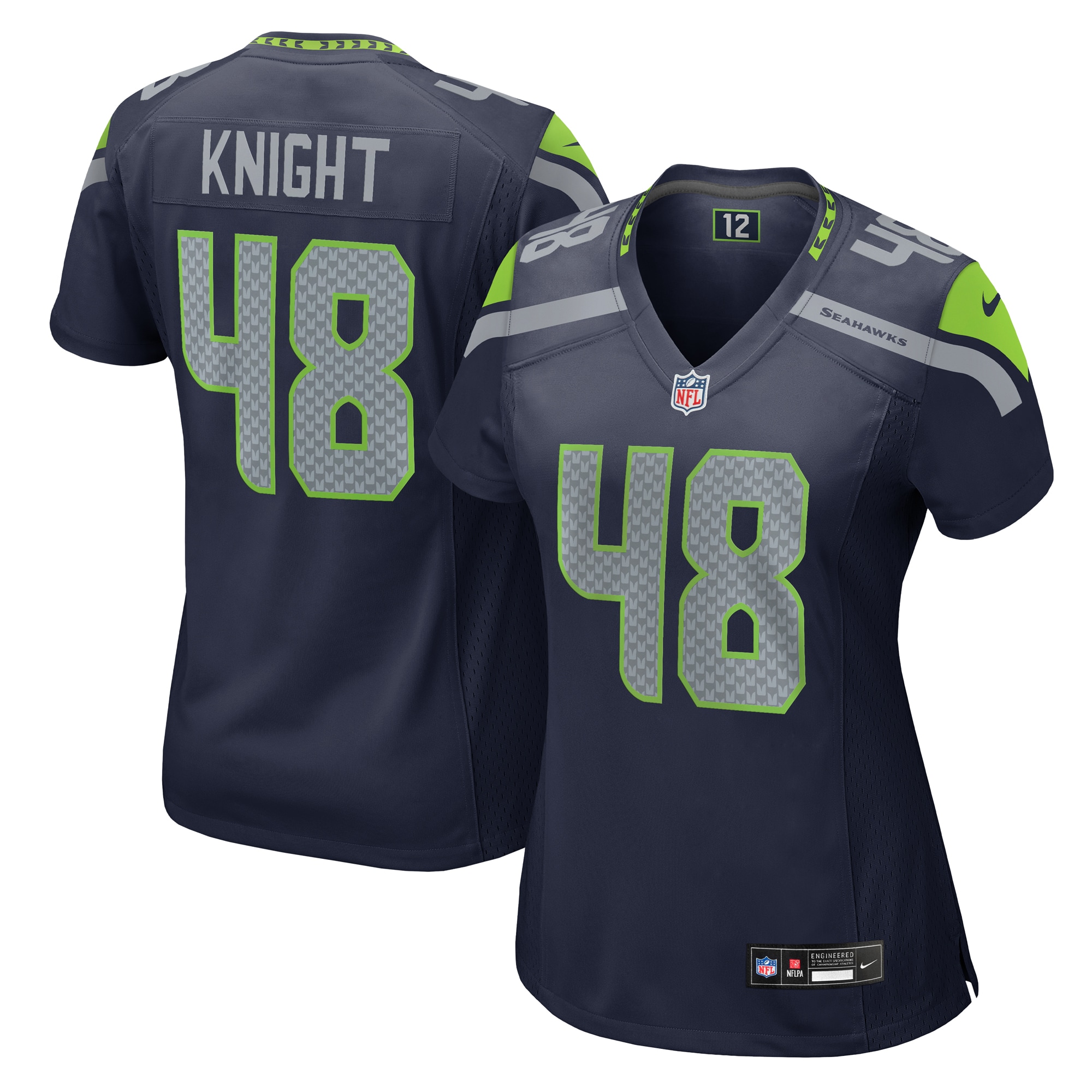 Tyrice Knight Seattle Seahawks Game Jersey - Women's