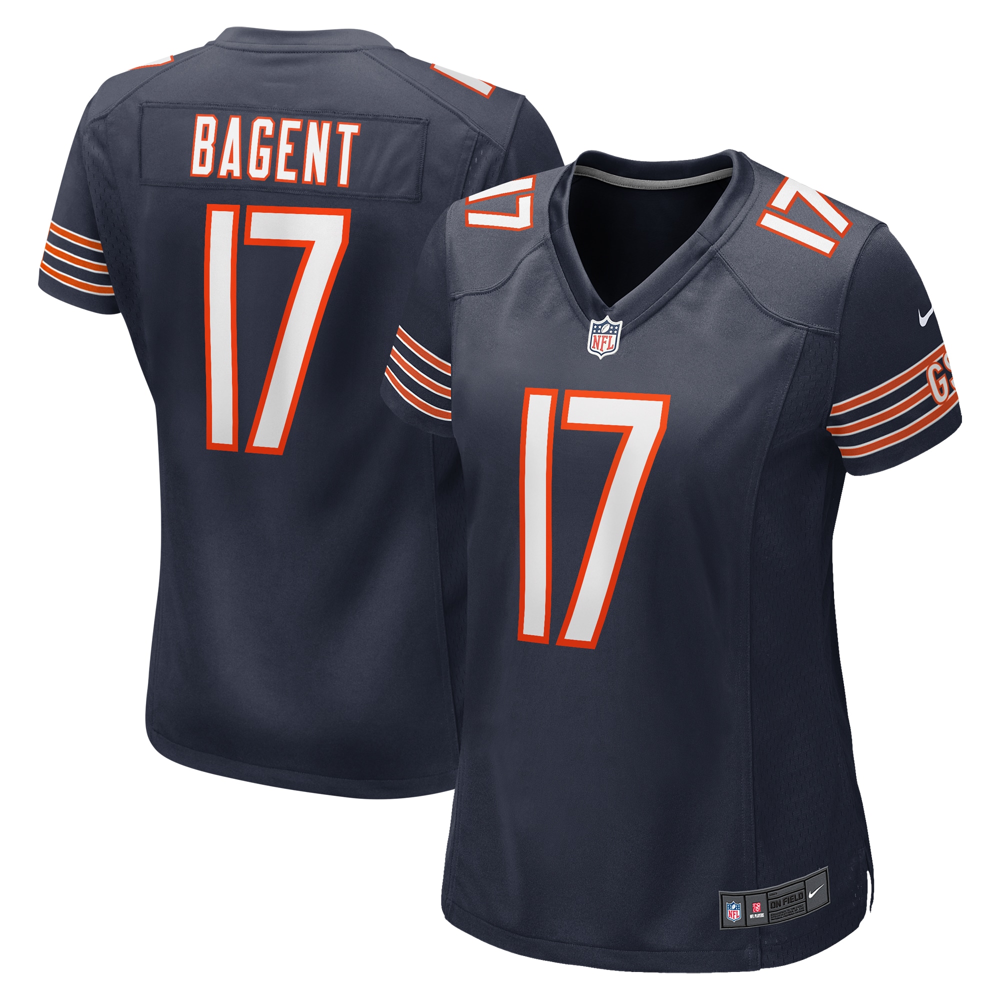 Tyson Bagent Chicago Bears Game Jersey - Women's