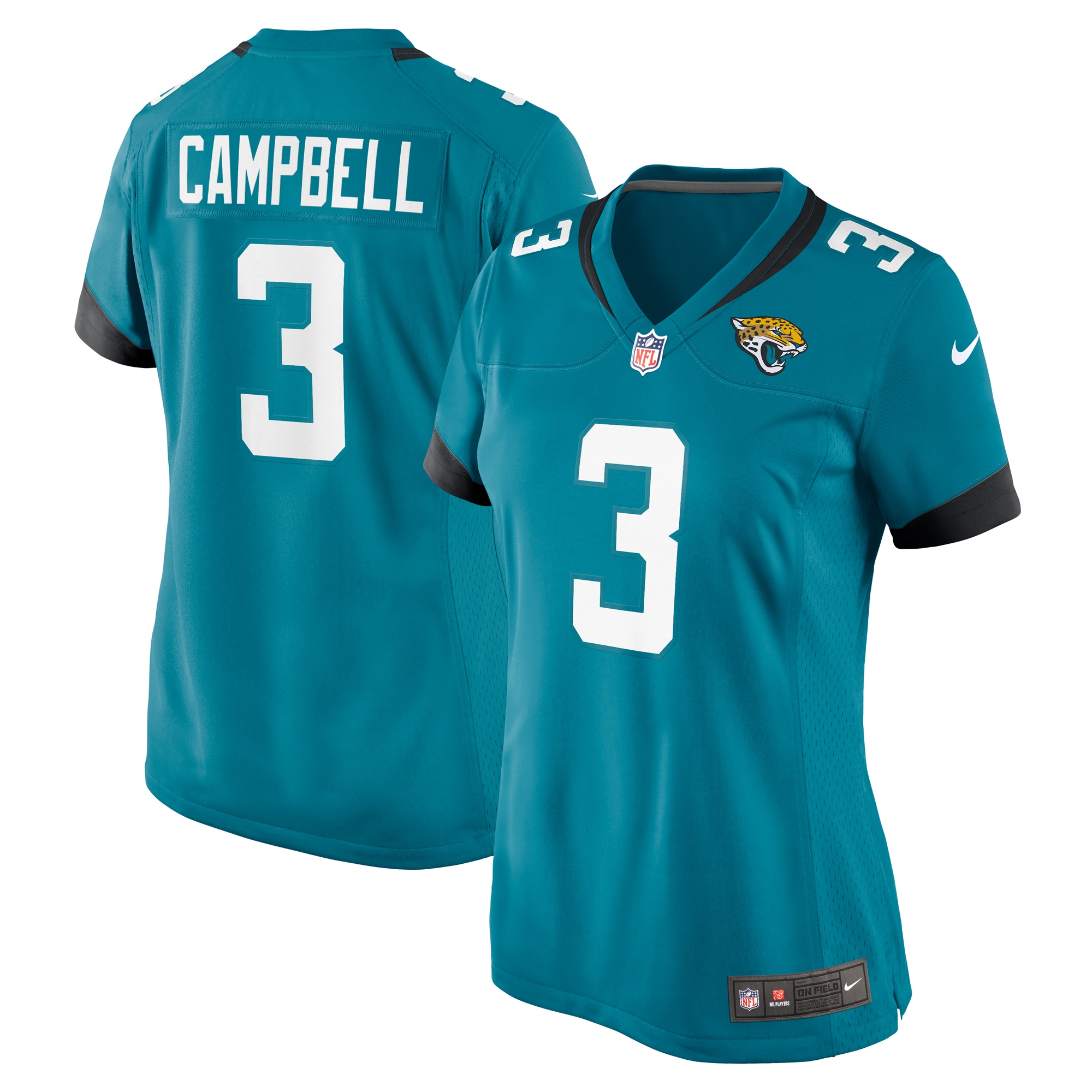 Tyson Campbell Jacksonville Jaguars Game Jersey - Women's