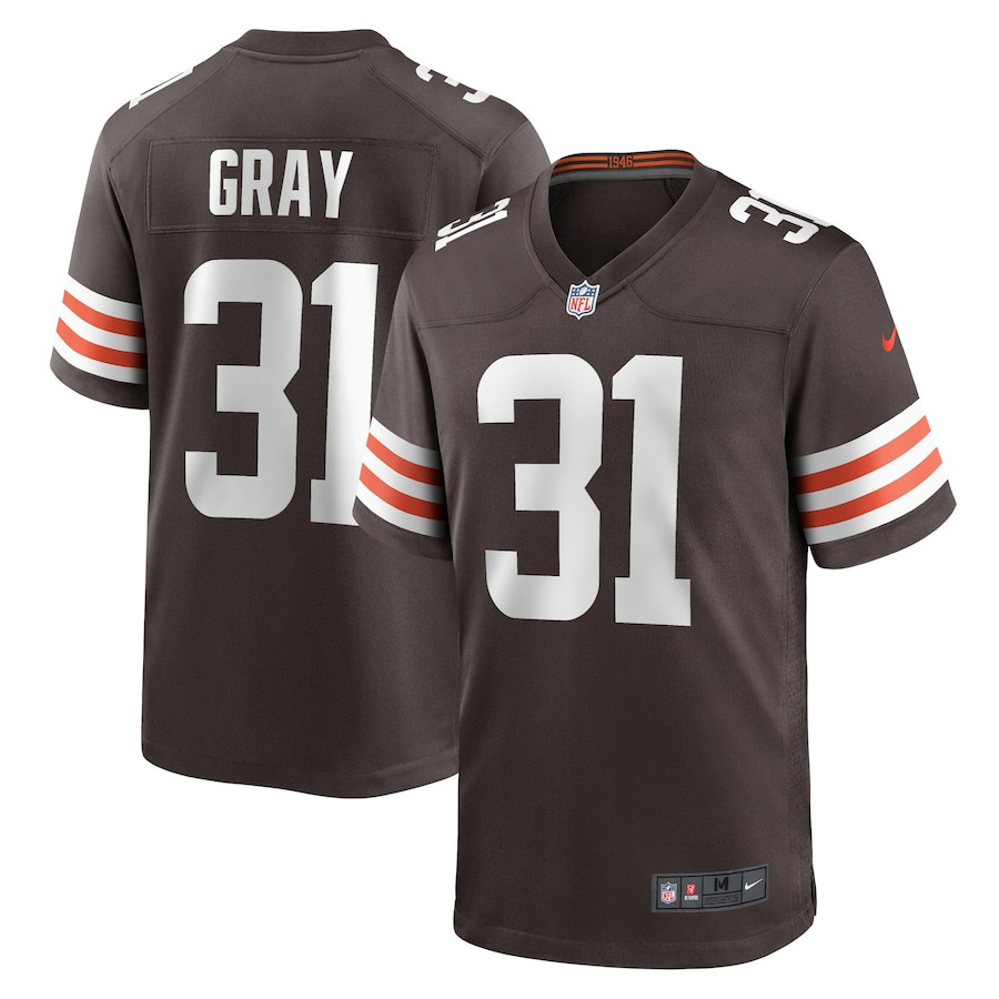 Vincent Gray #31 Cleveland Browns Game Jersey - Men's | Brown