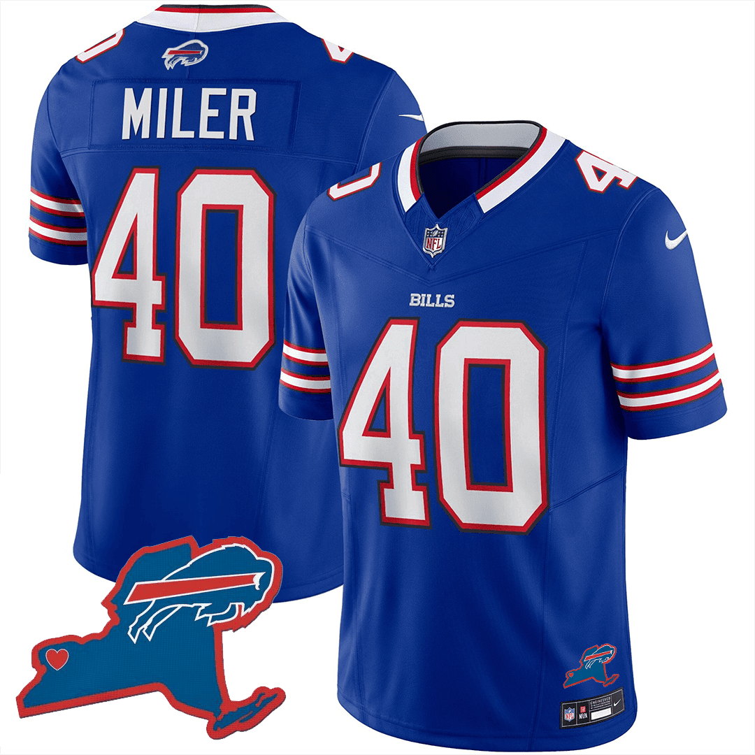 Von Miller #40 Buffalo Bills Game Jersey - Men's | Royal