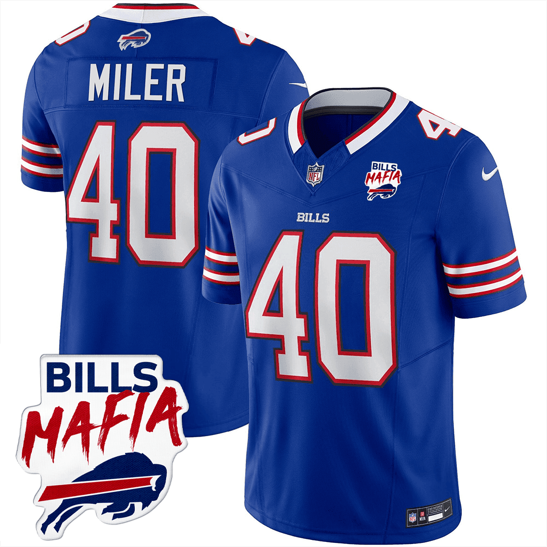 Von Miller #40 Buffalo Bills Game Jersey - Men's | Royal