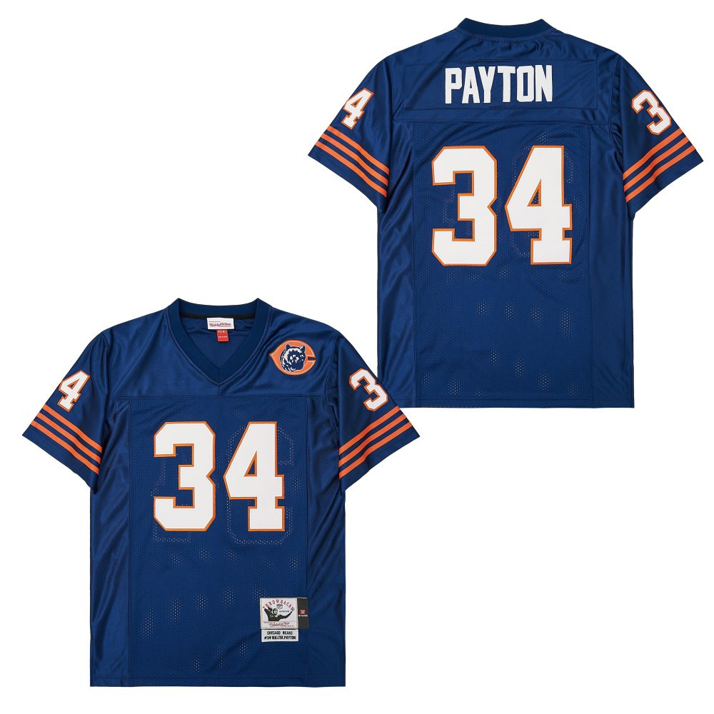 Walter Payton #34 Chicago Bears Throwback Game Jersey - Men's | Navy