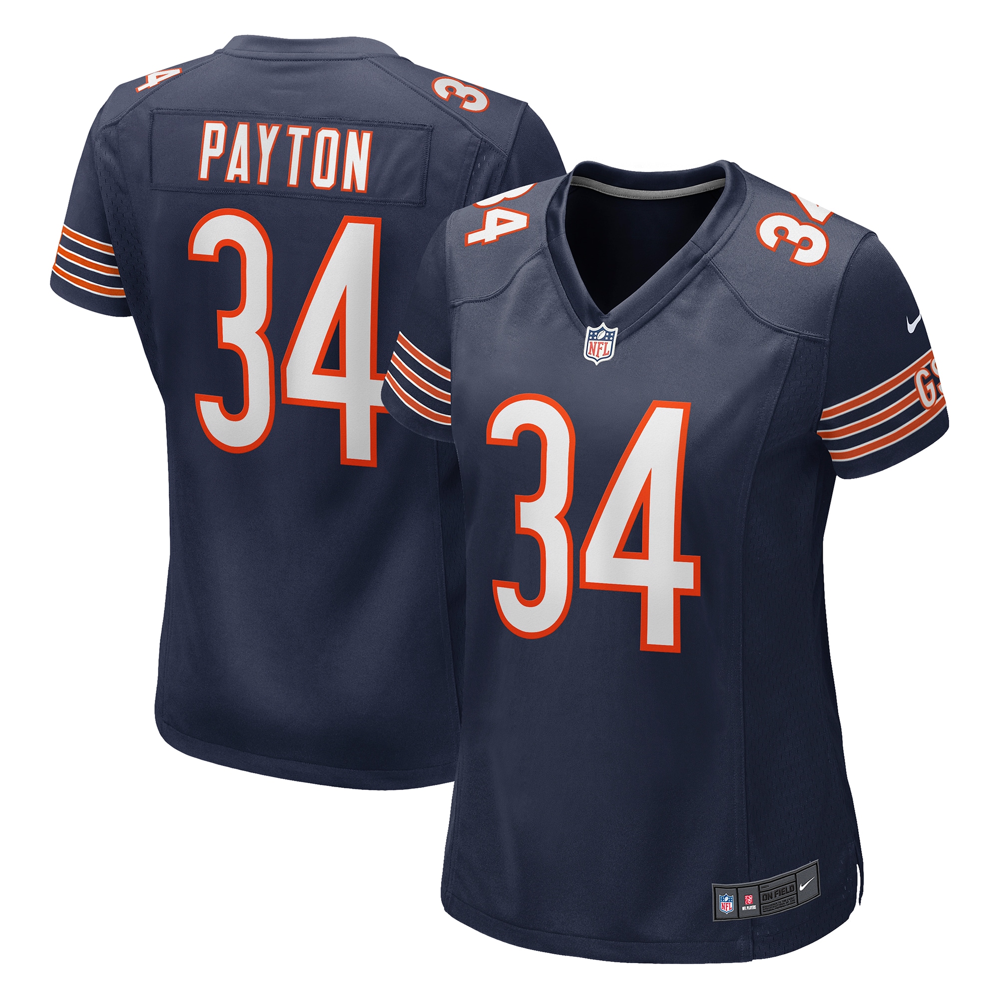 Walter Payton Chicago Bears Retired Player Game Jersey - Women's