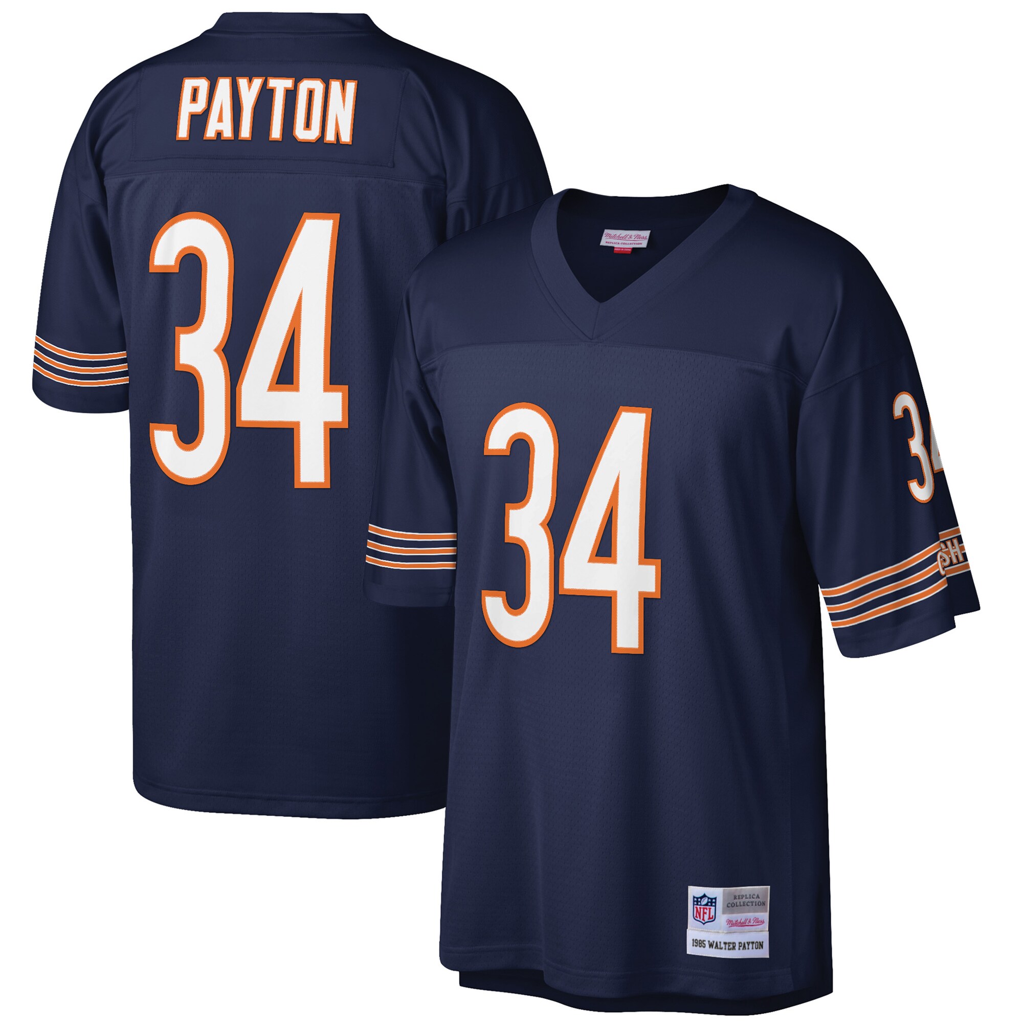 Walter Payton Mitchell & Ness Chicago Bears Retired Player Game Jersey - Men's