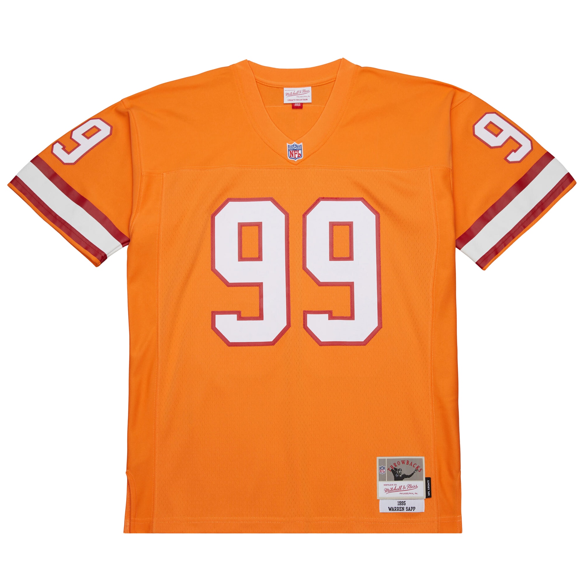 Alternative view of Warren Sapp Mitchell & Ness Tampa Bay Buccaneers Game Jersey - Men's