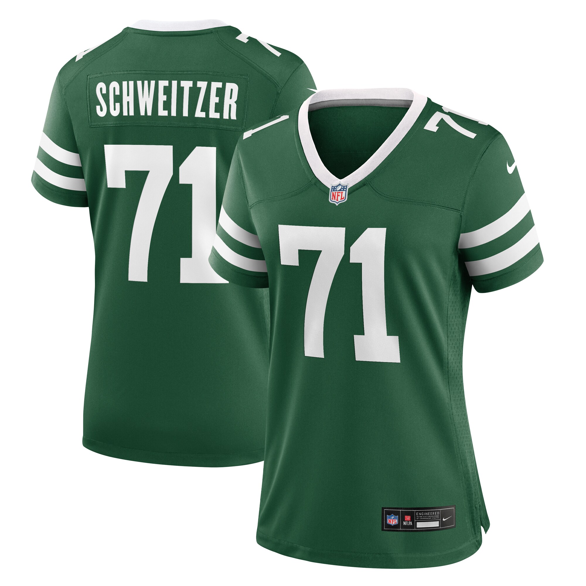 Wes Schweitzer New York Jets Game Jersey - Women's