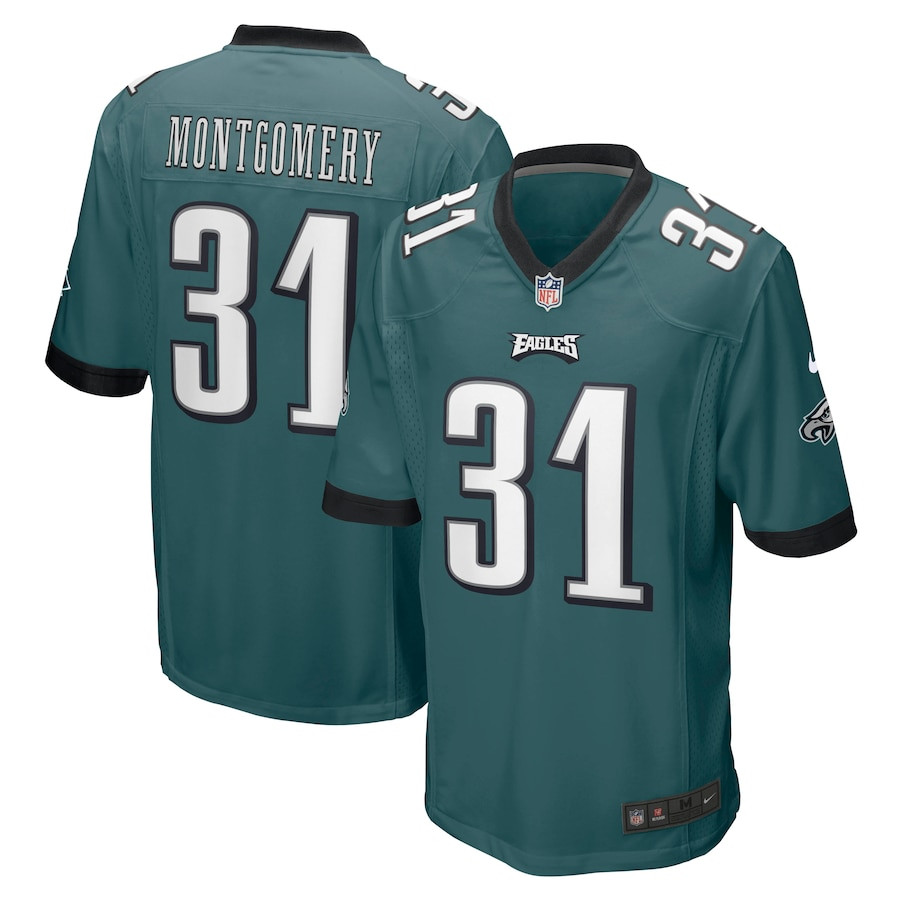 Wilbert Montgomery #31 Philadelphia Eagles Game Jersey - Men's | Midnight Green