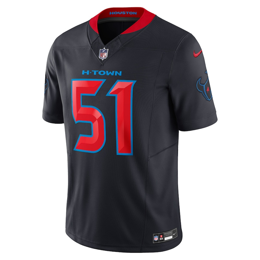 Alternative view of Will Anderson Jr. #51 Houston Texans 2nd Alternate Vapor F.U.S.E. Limited Jersey - Men's