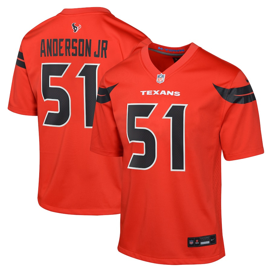 Will Anderson Jr. #51 Houston Texans Alternate Game Jersey - Youth | Red
