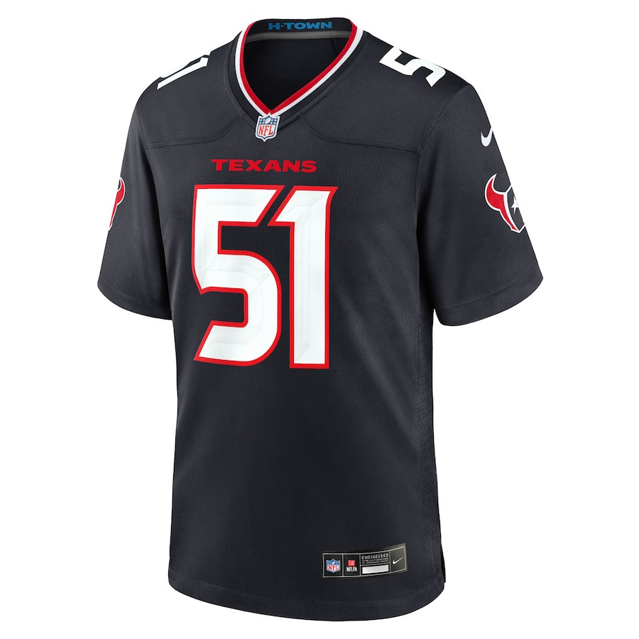 Alternative view of Will Anderson Jr. #51 Houston Texans Game Jersey - Men's
