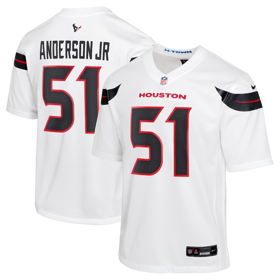Will Anderson Jr. #51 Houston Texans Game Jersey - Youth | White