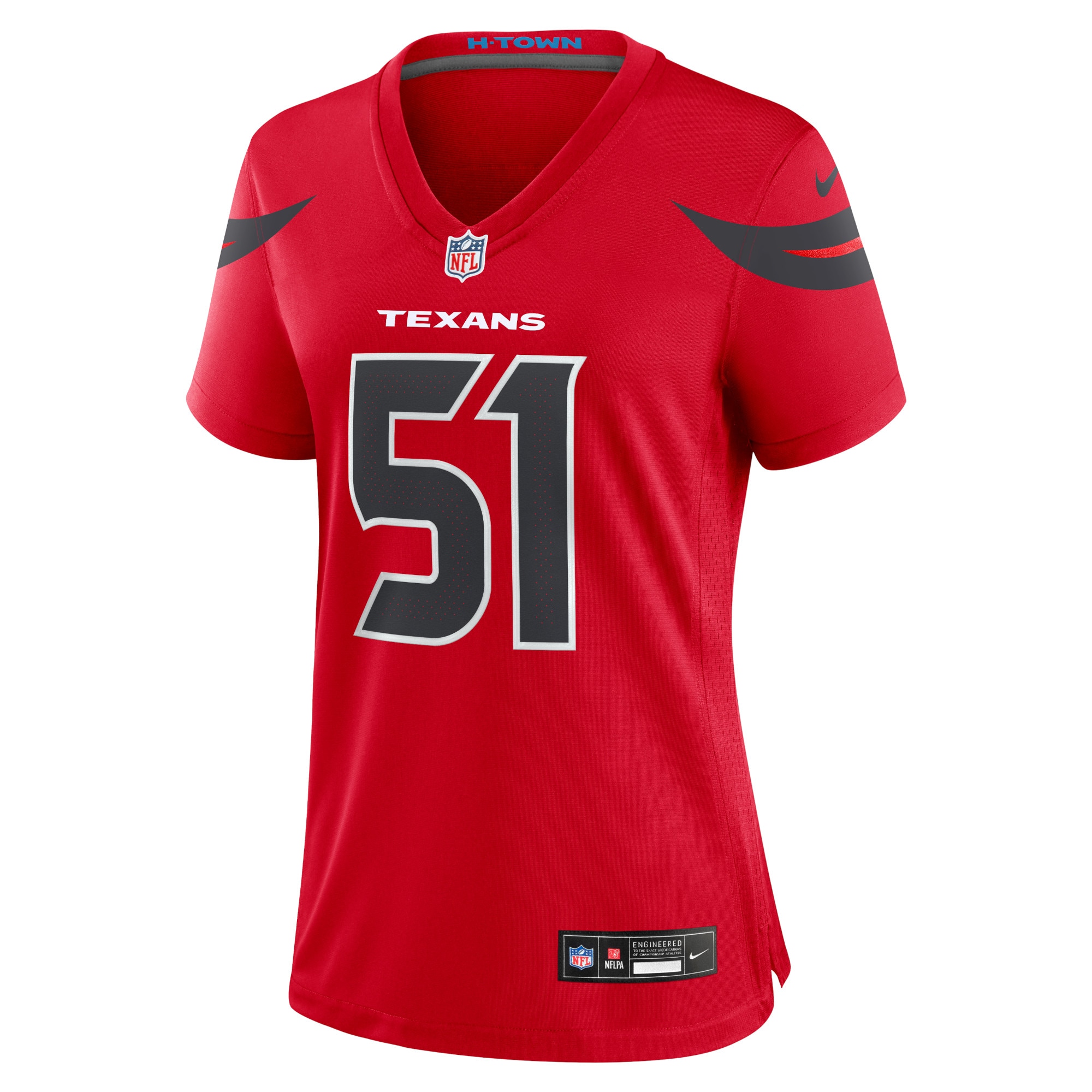 Alternative view of Will Anderson Jr. Houston Texans Alternate Game Jersey - Women's