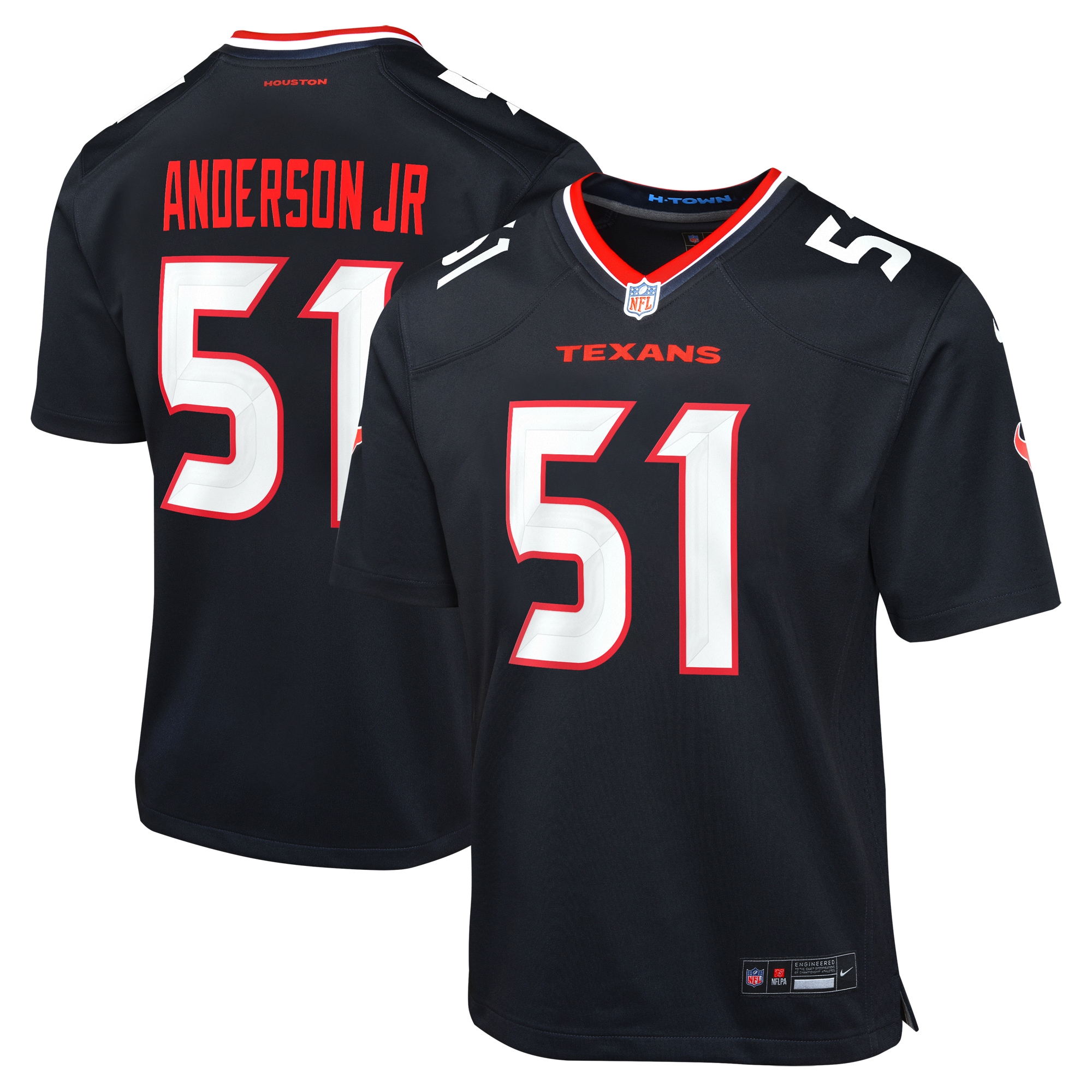 Will Anderson Jr. Houston Texans Game Jersey - Youth