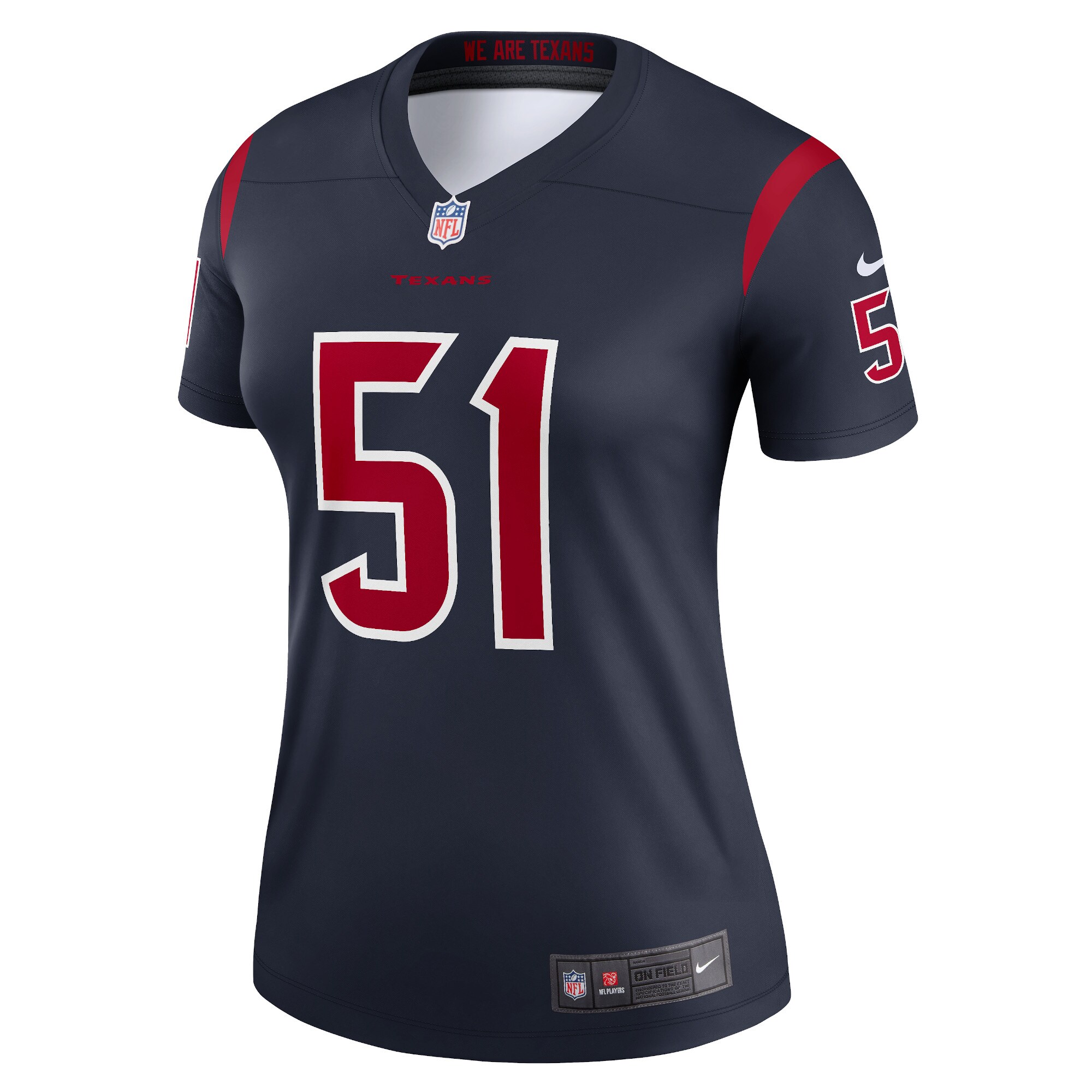 Alternative view of Will Anderson Jr. Houston Texans Legend Jersey - Women's