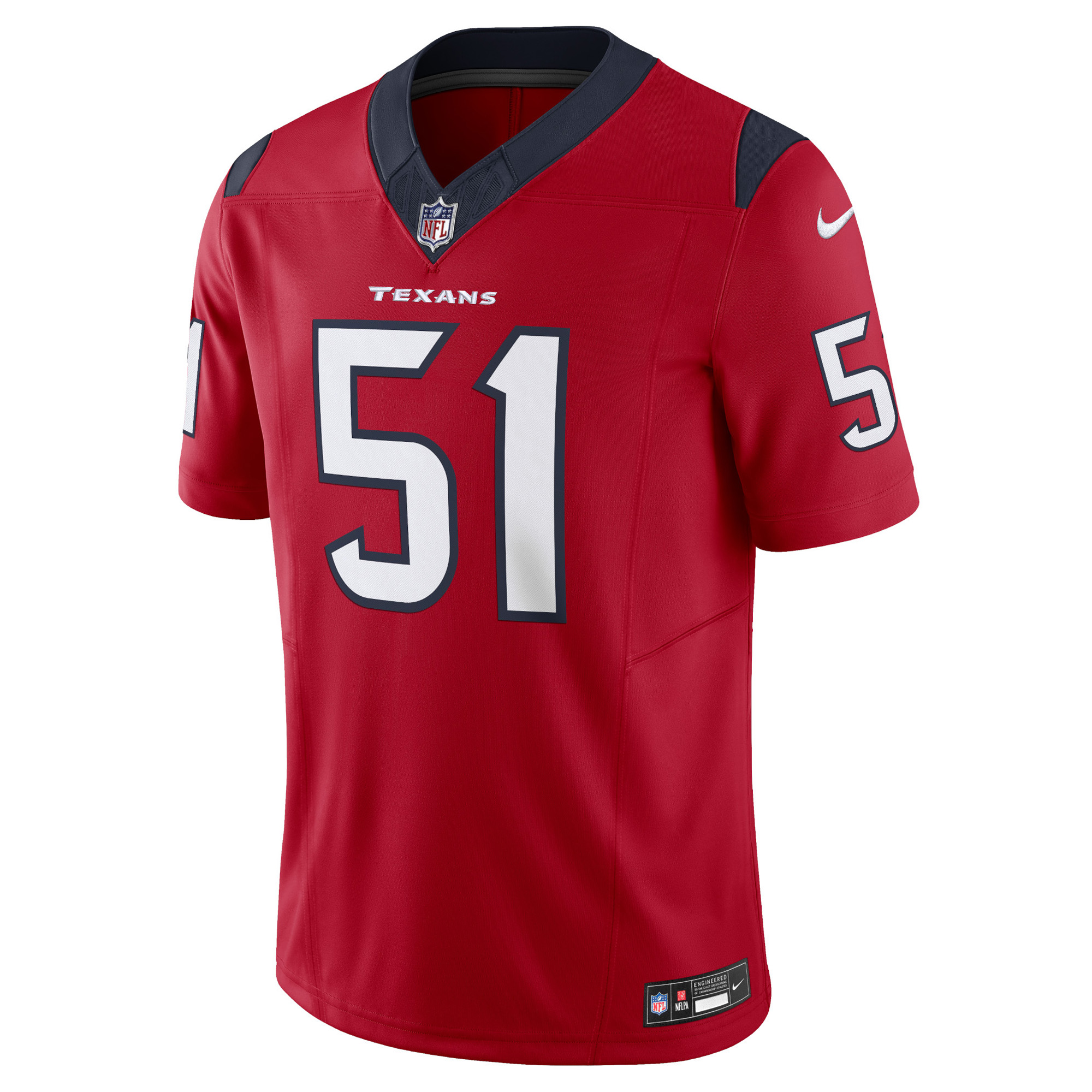 Alternative view of Will Anderson Jr. Houston Texans Vapor F.U.S.E. Limited Jersey - Men's