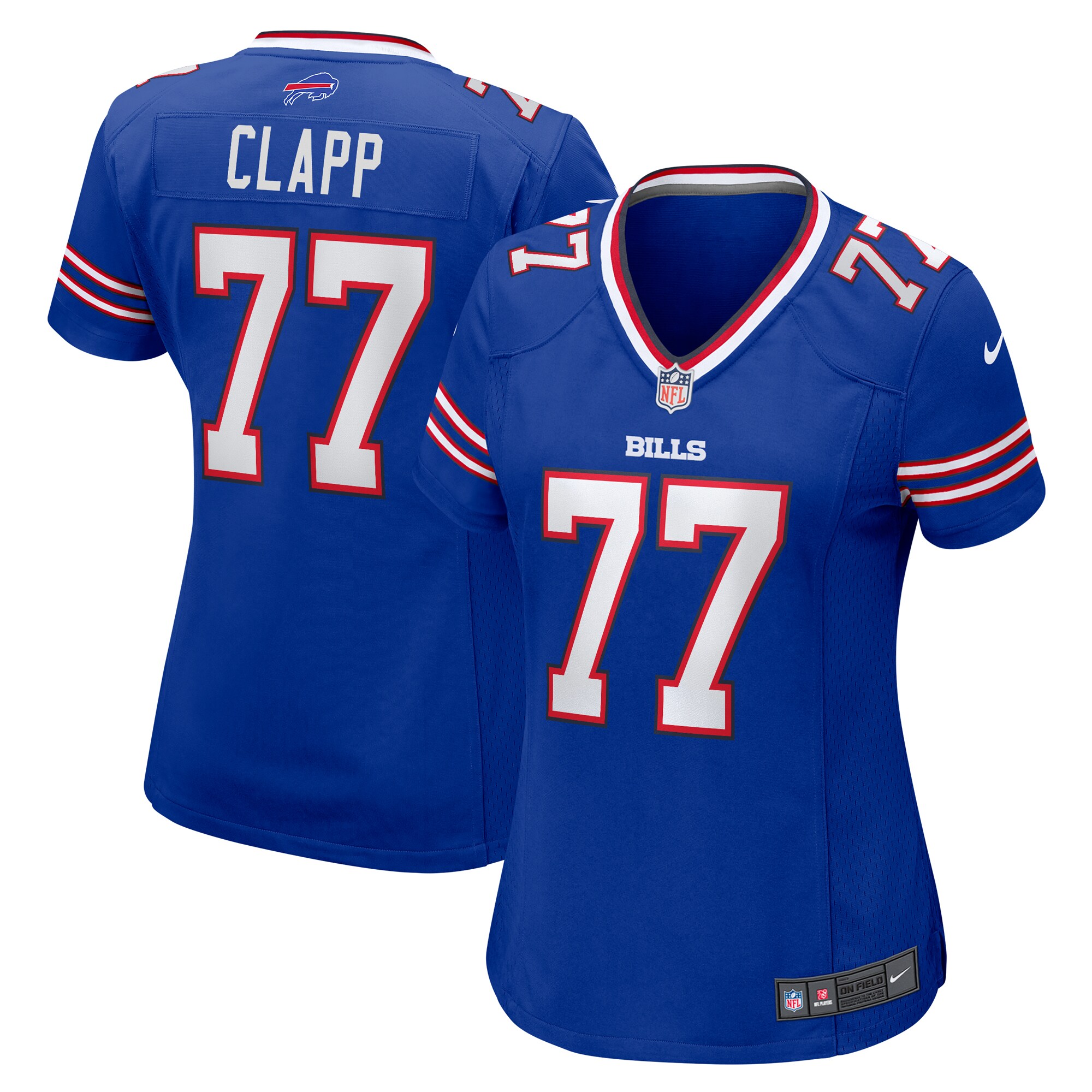 Will Clapp Buffalo Bills Game Jersey - Women's
