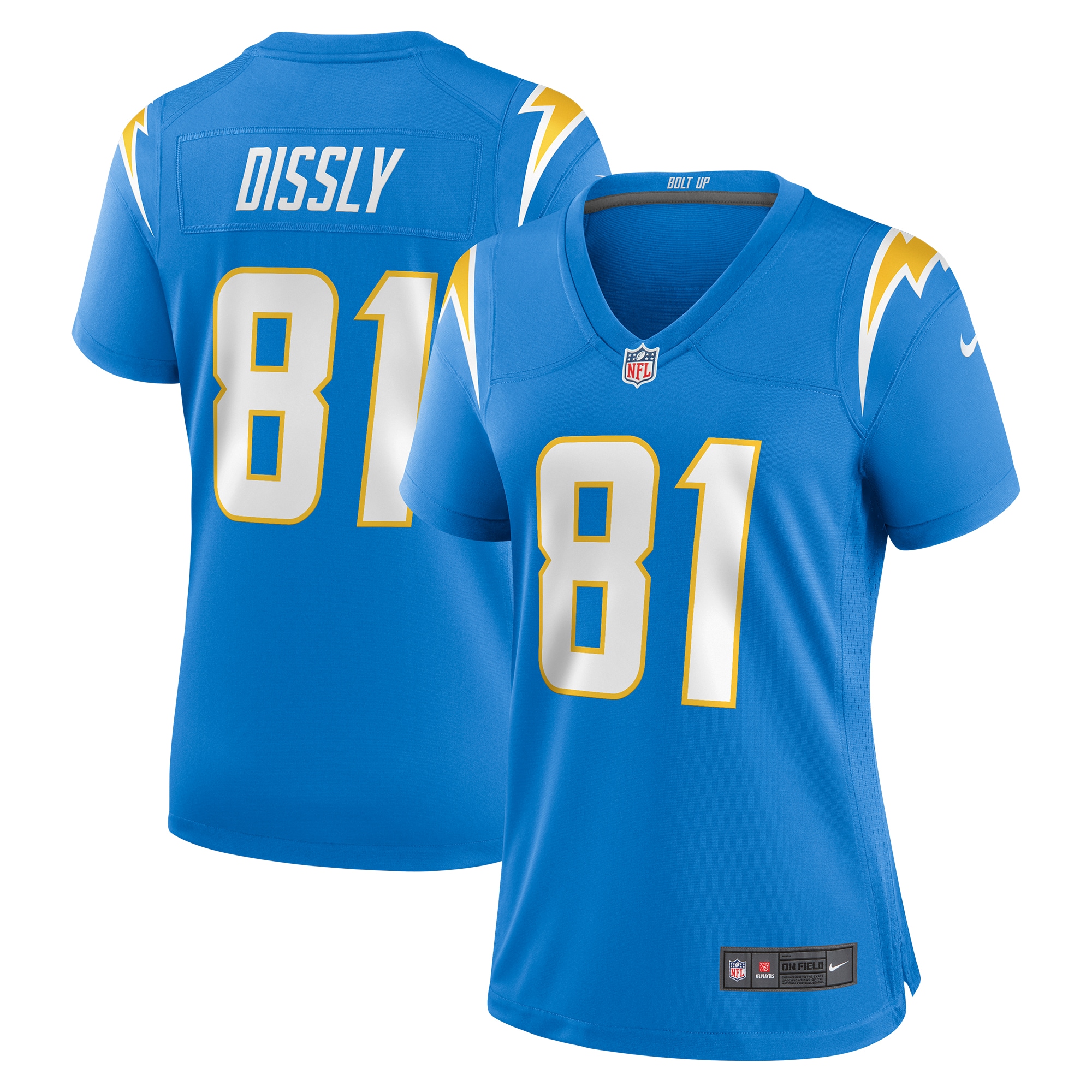 Will Dissly Los Angeles Chargers Game Jersey - Women's