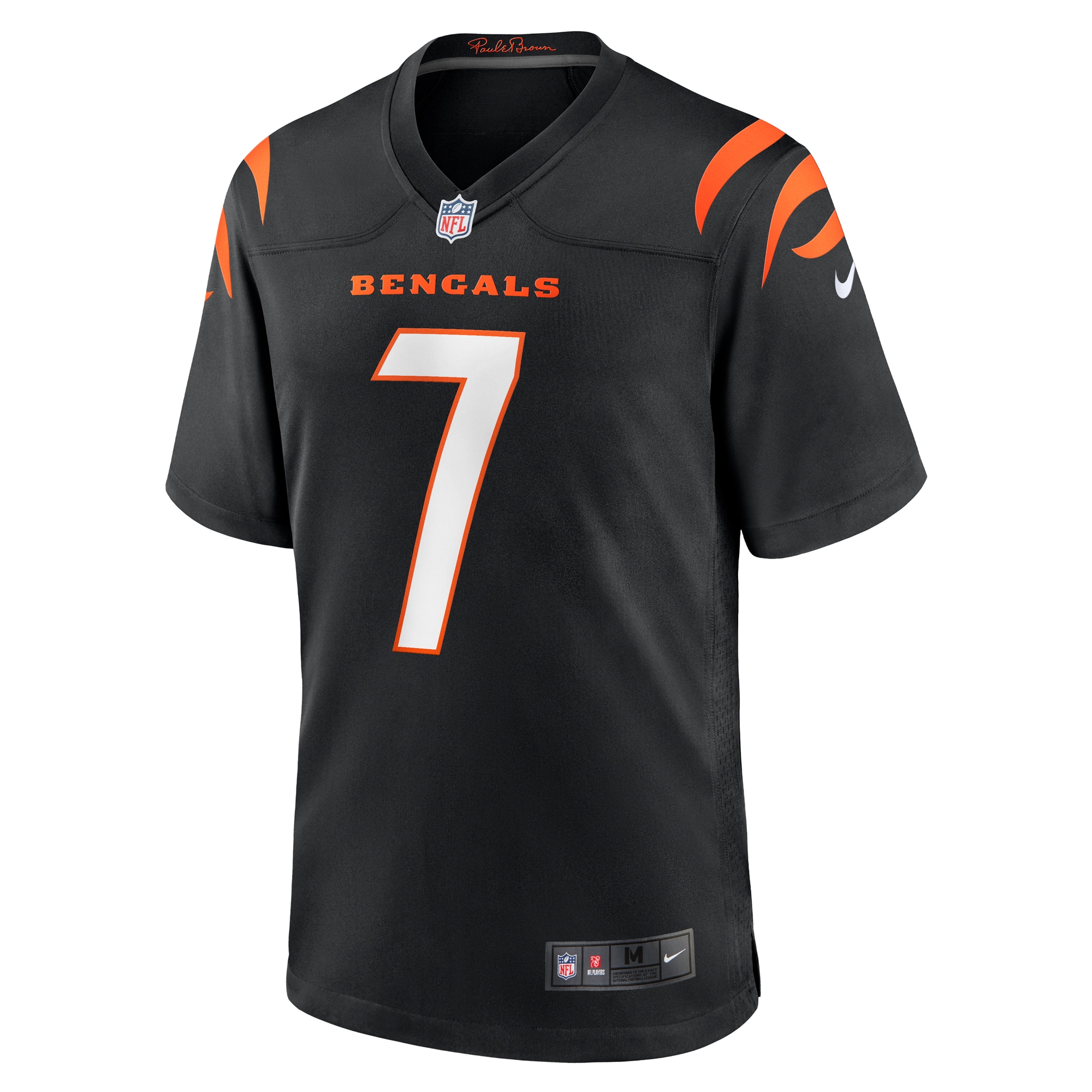 Alternative view of Will Grier Cincinnati Bengals Game Jersey - Men's