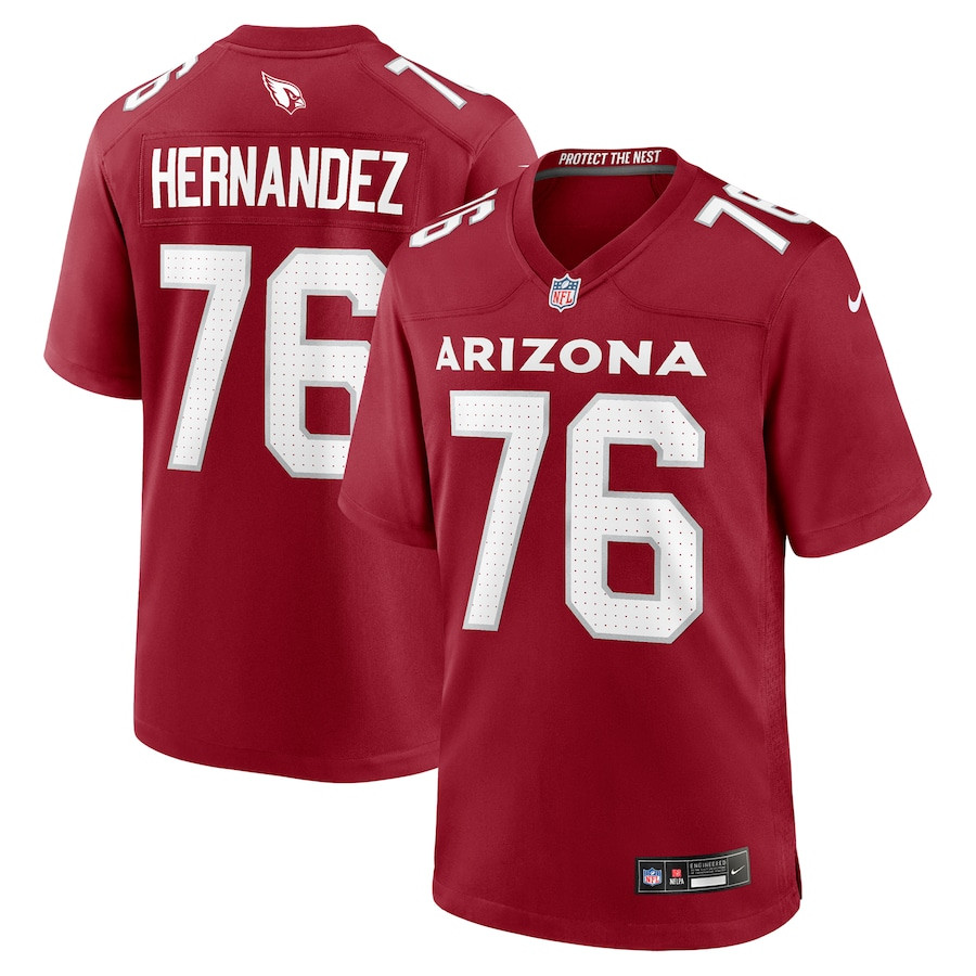 Will Hernandez #76 Arizona Cardinals Game Jersey - Men's | Cardinal