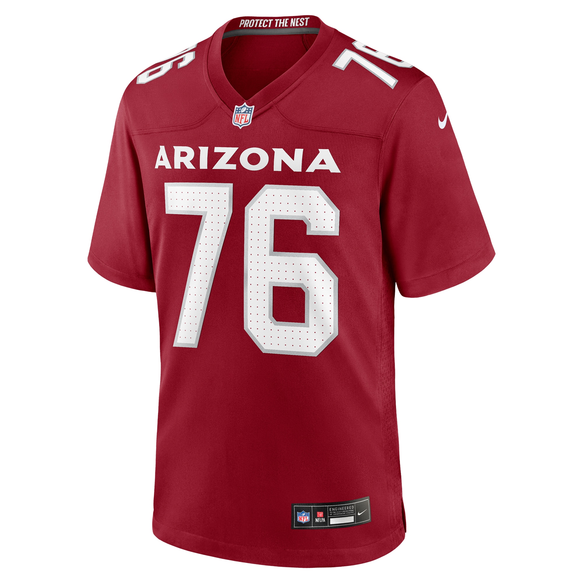 Alternative view of Will Hernandez Arizona Cardinals Game Jersey - Men's