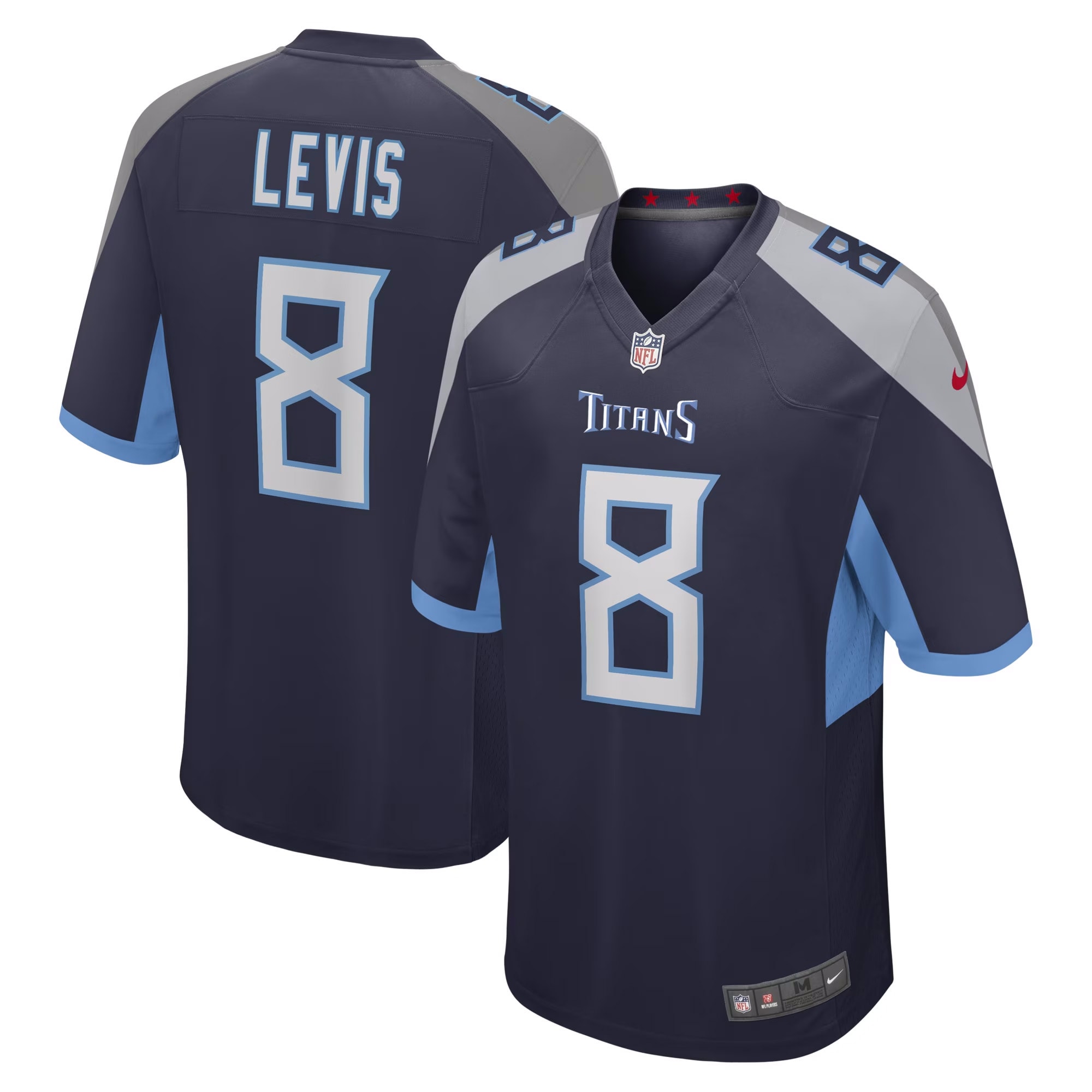 Will Levis Tennessee Titans Game Jersey - Youth