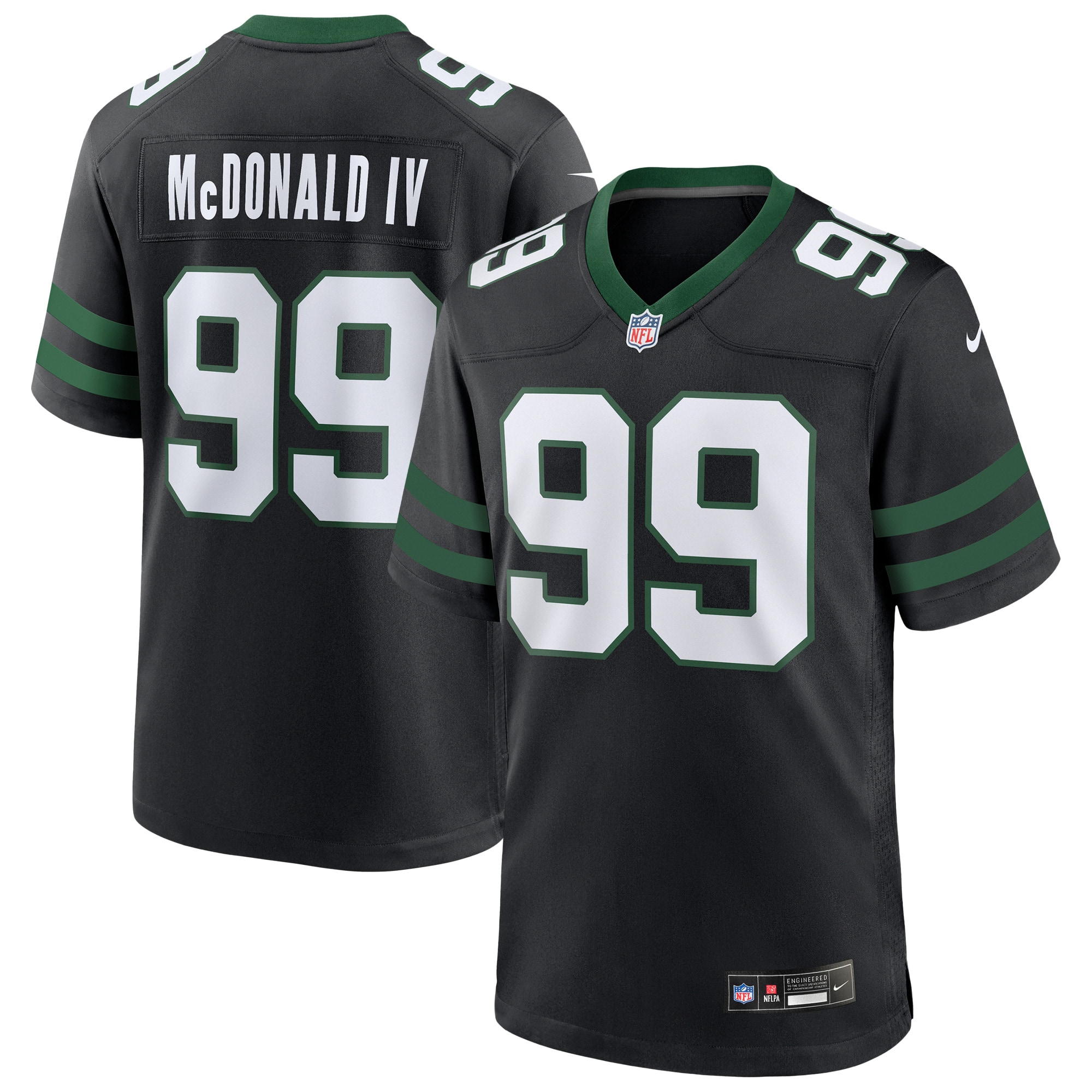 Will McDonald IV New York Jets Alternate Game Jersey - Men's