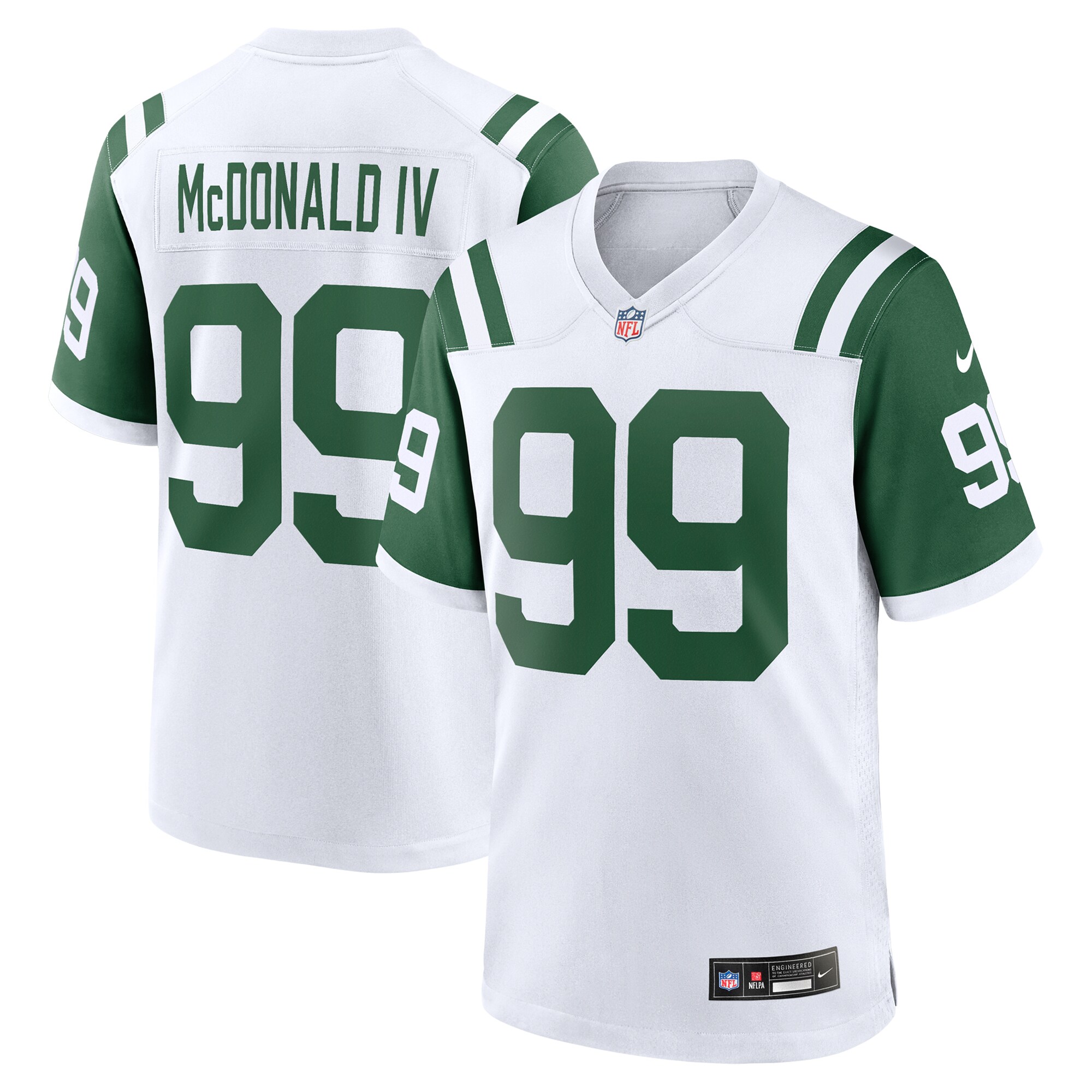 Will McDonald IV New York Jets Alternate Game Jersey - Men's